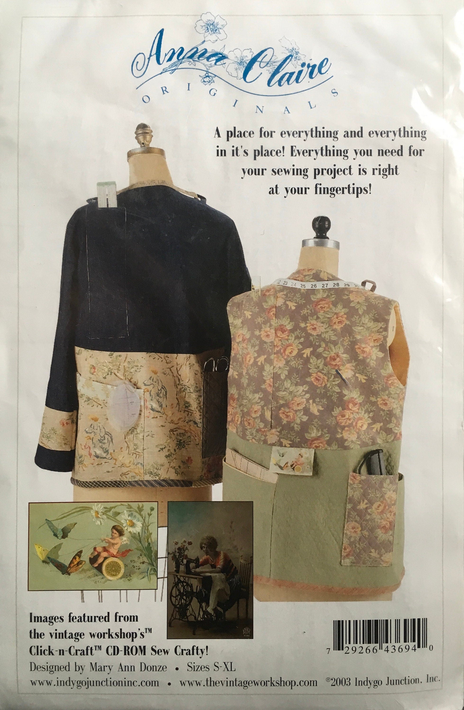 Indygo Junction Sewing Pattern (Vintage) UNCUT