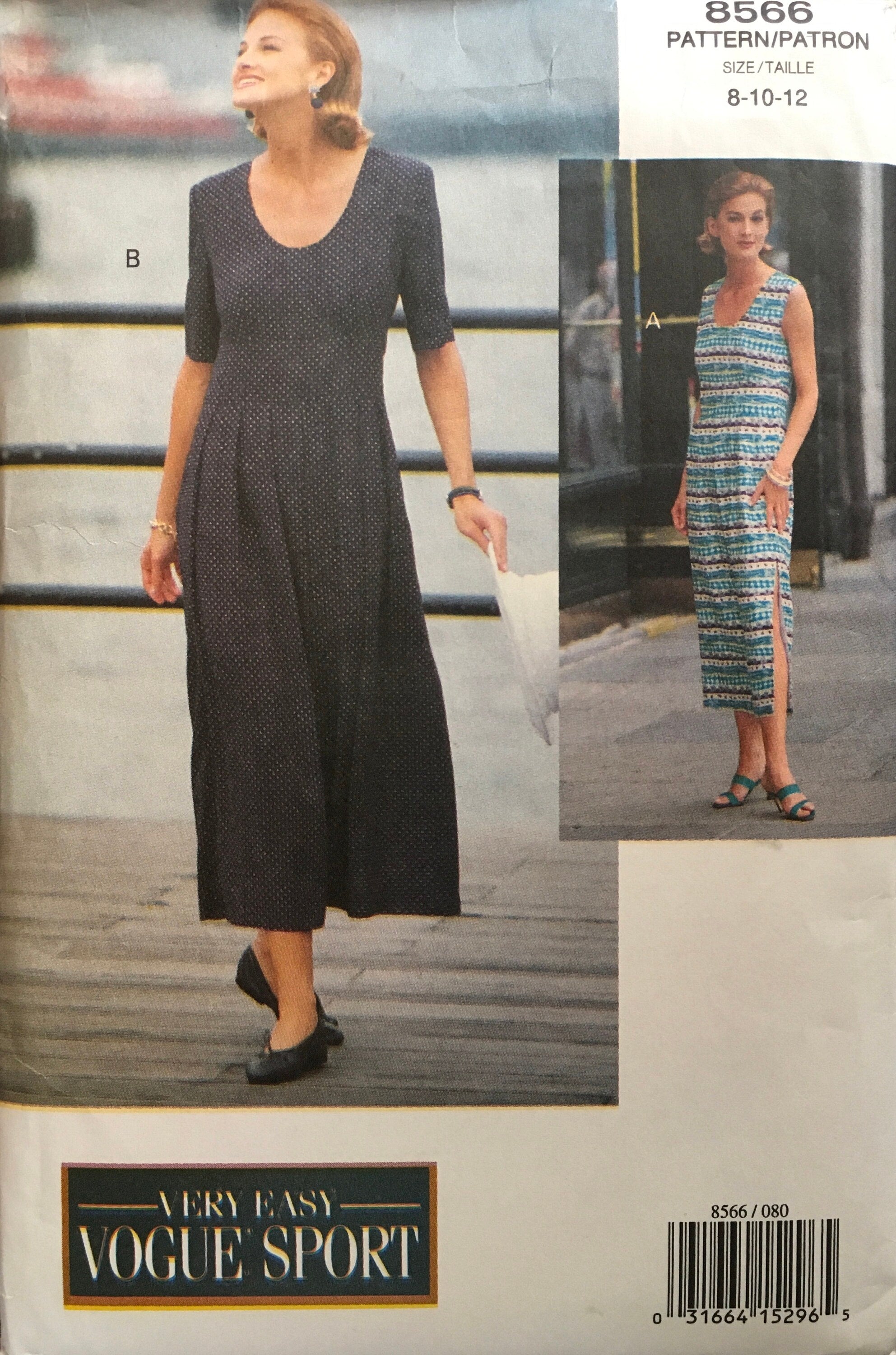 Vogue 8566 Sewing Pattern (Vintage) CUT