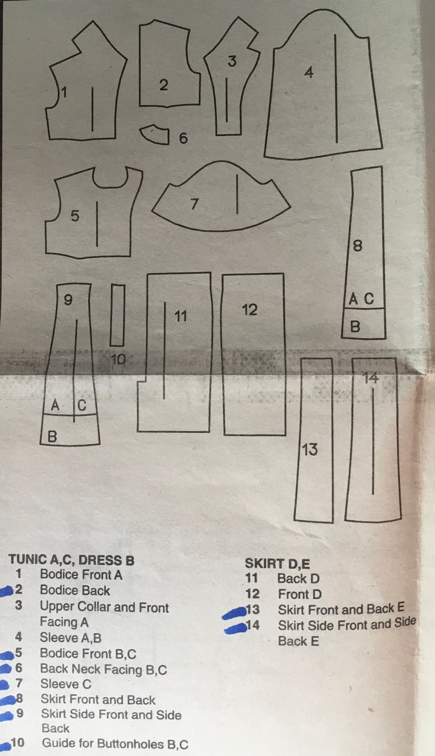 Vogue 9096 Sewing Pattern (Vintage) CUT