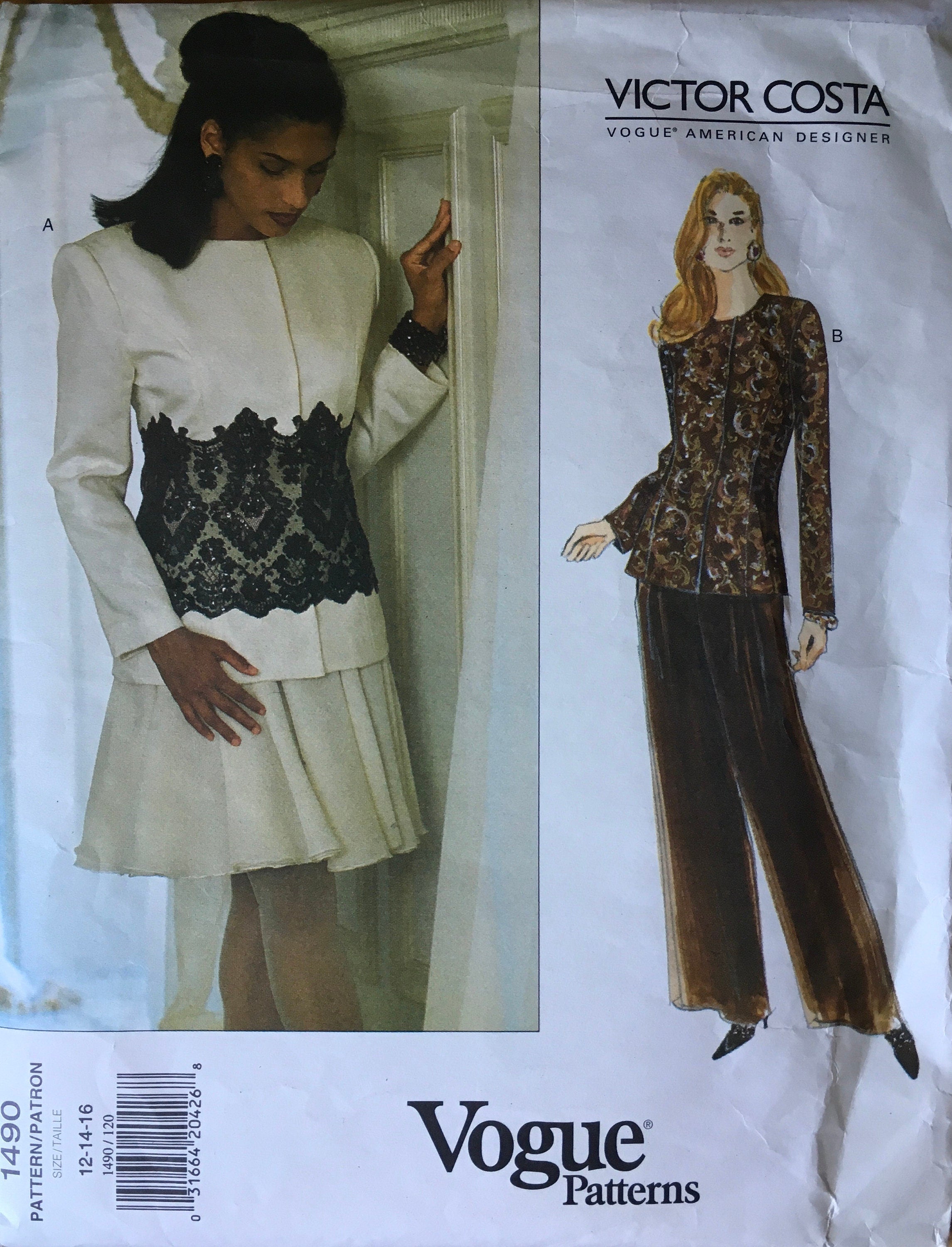 Vogue 1490 Sewing Pattern (Vintage) UNCUT