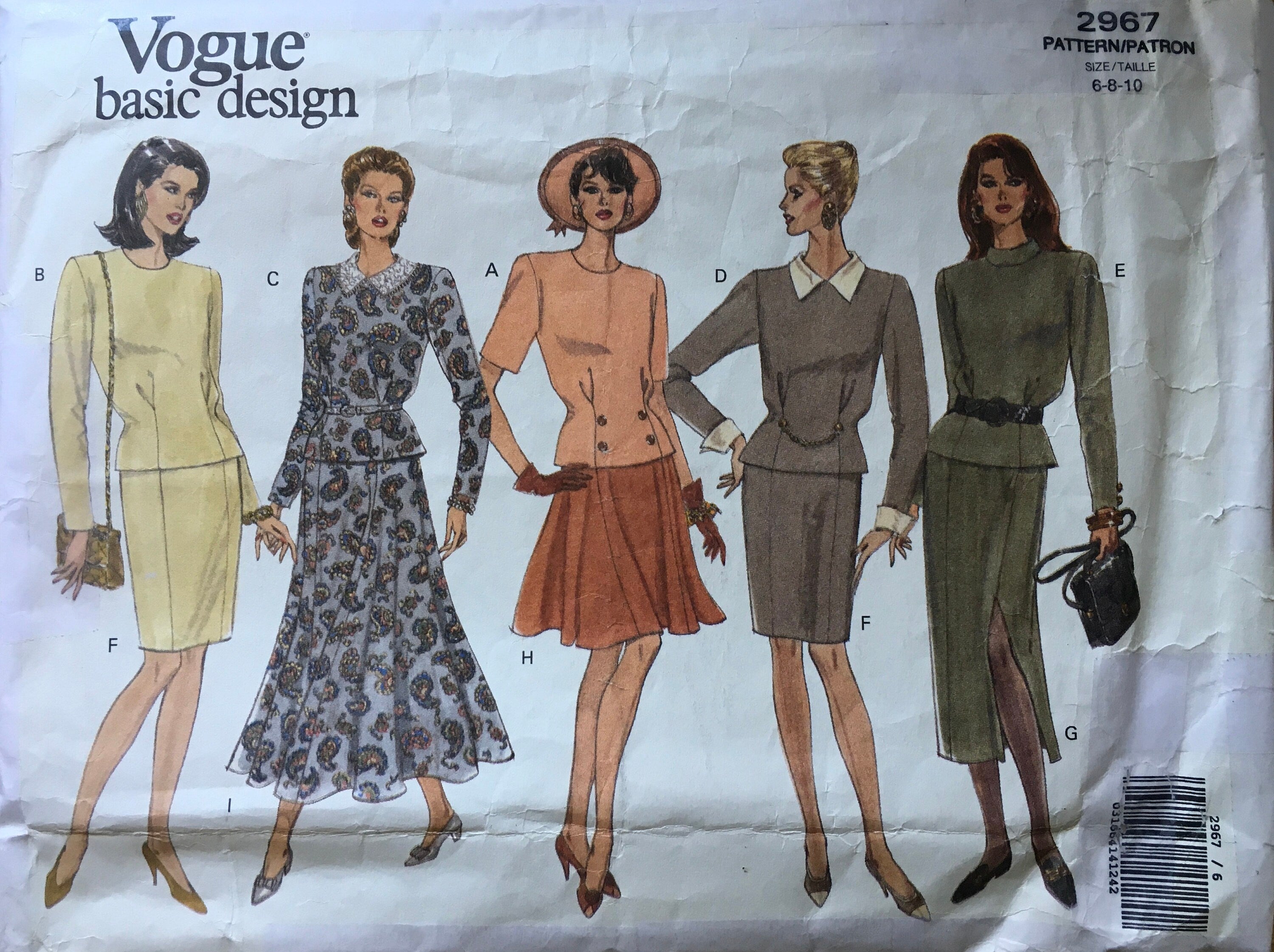 Vogue 2967 Sewing Pattern (Vintage) UNCUT