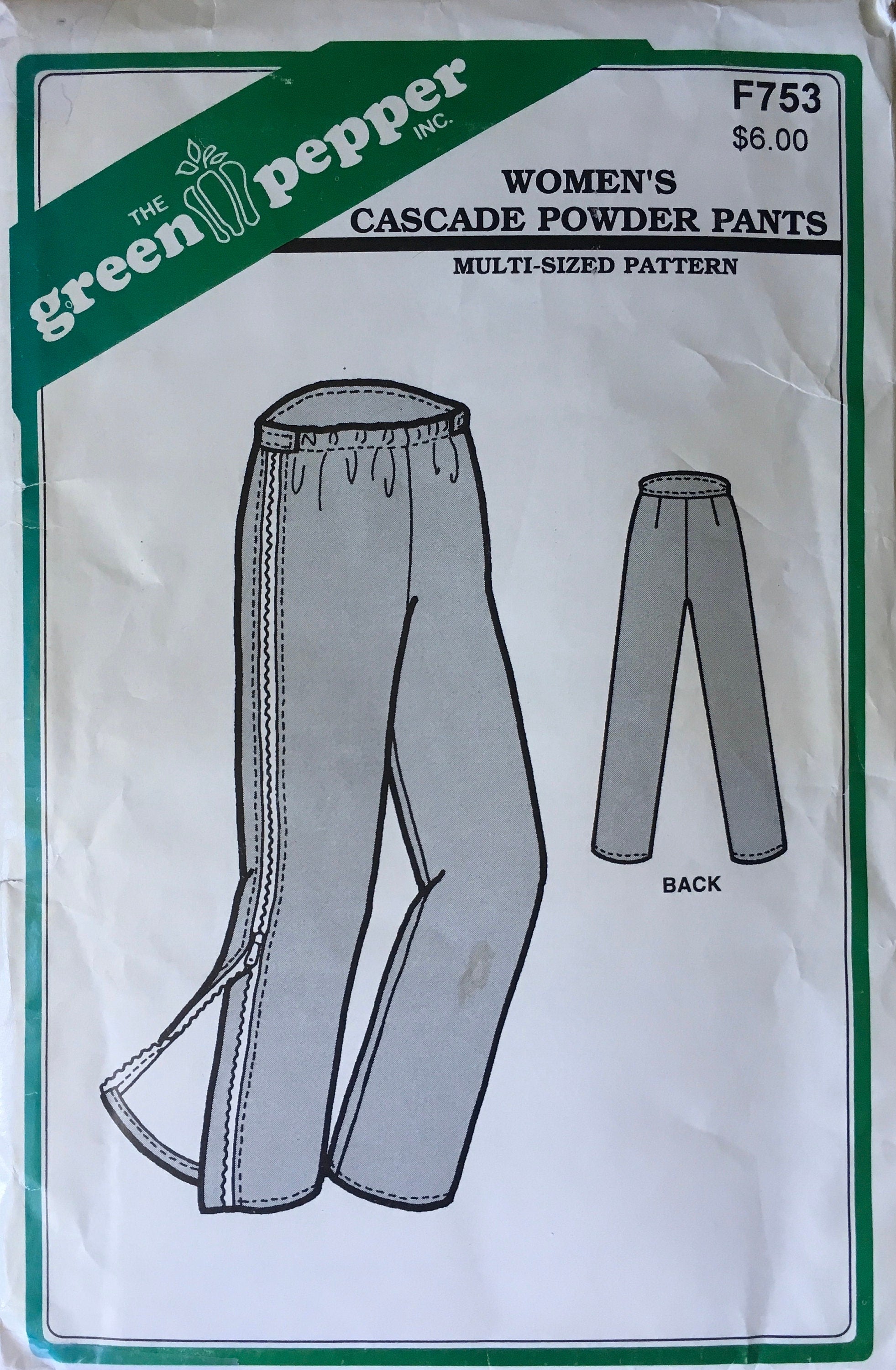 Green Pepper F753 Sewing Pattern (Vintage) UNCUT
