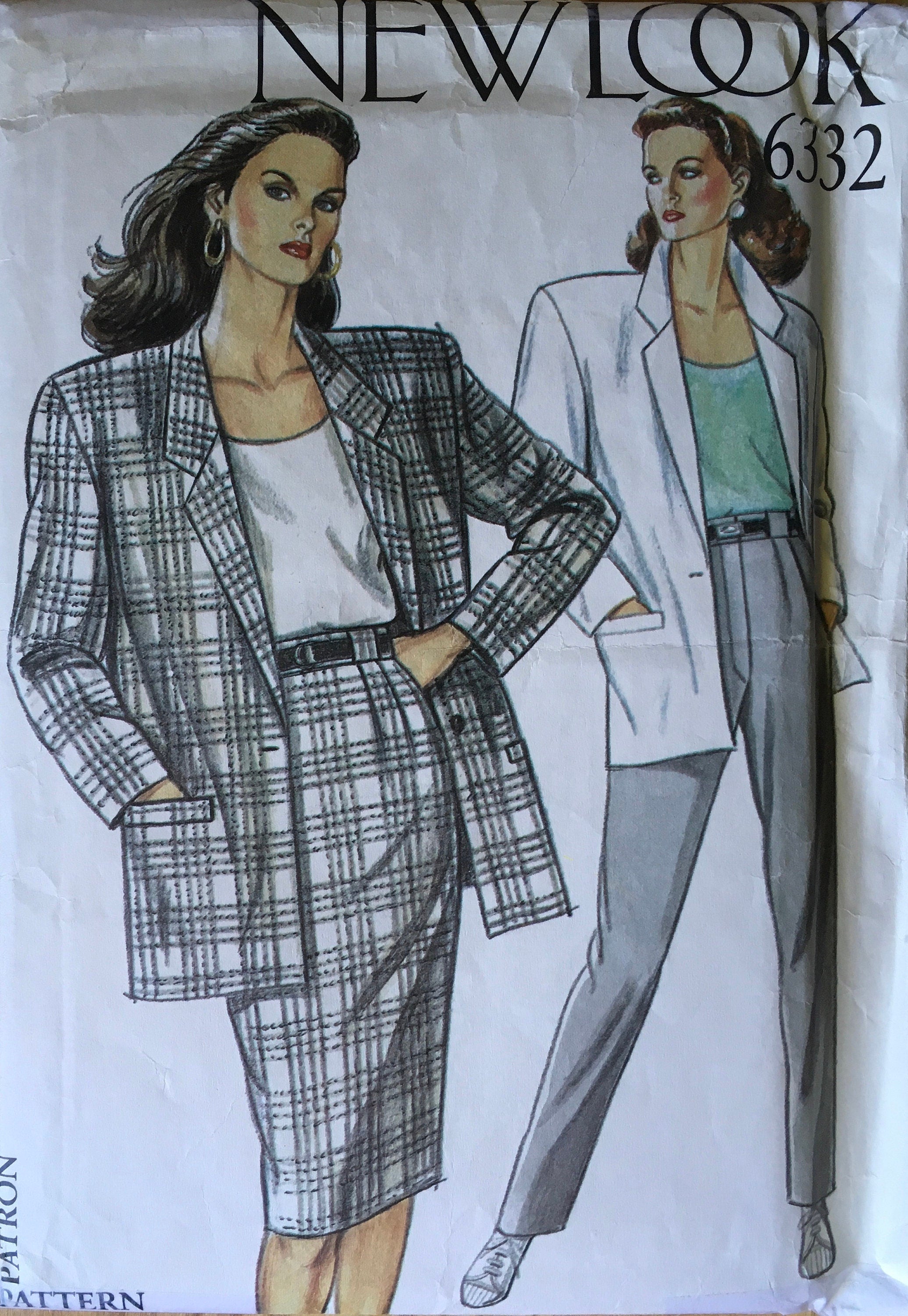New Look 6332 Sewing Pattern (Vintage) UNCUT