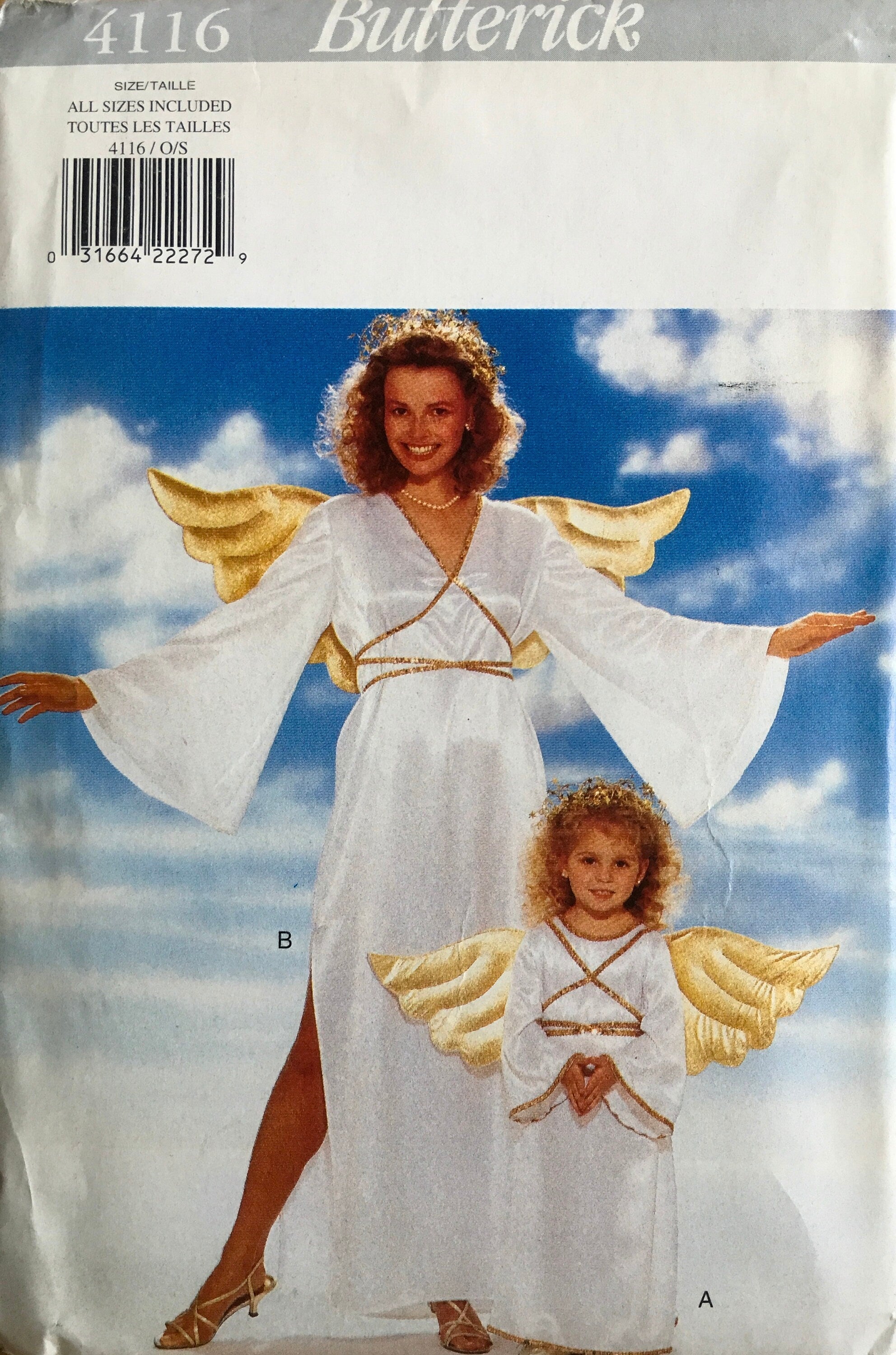 Butterick 4116 Sewing Pattern (Vintage) UNCUT