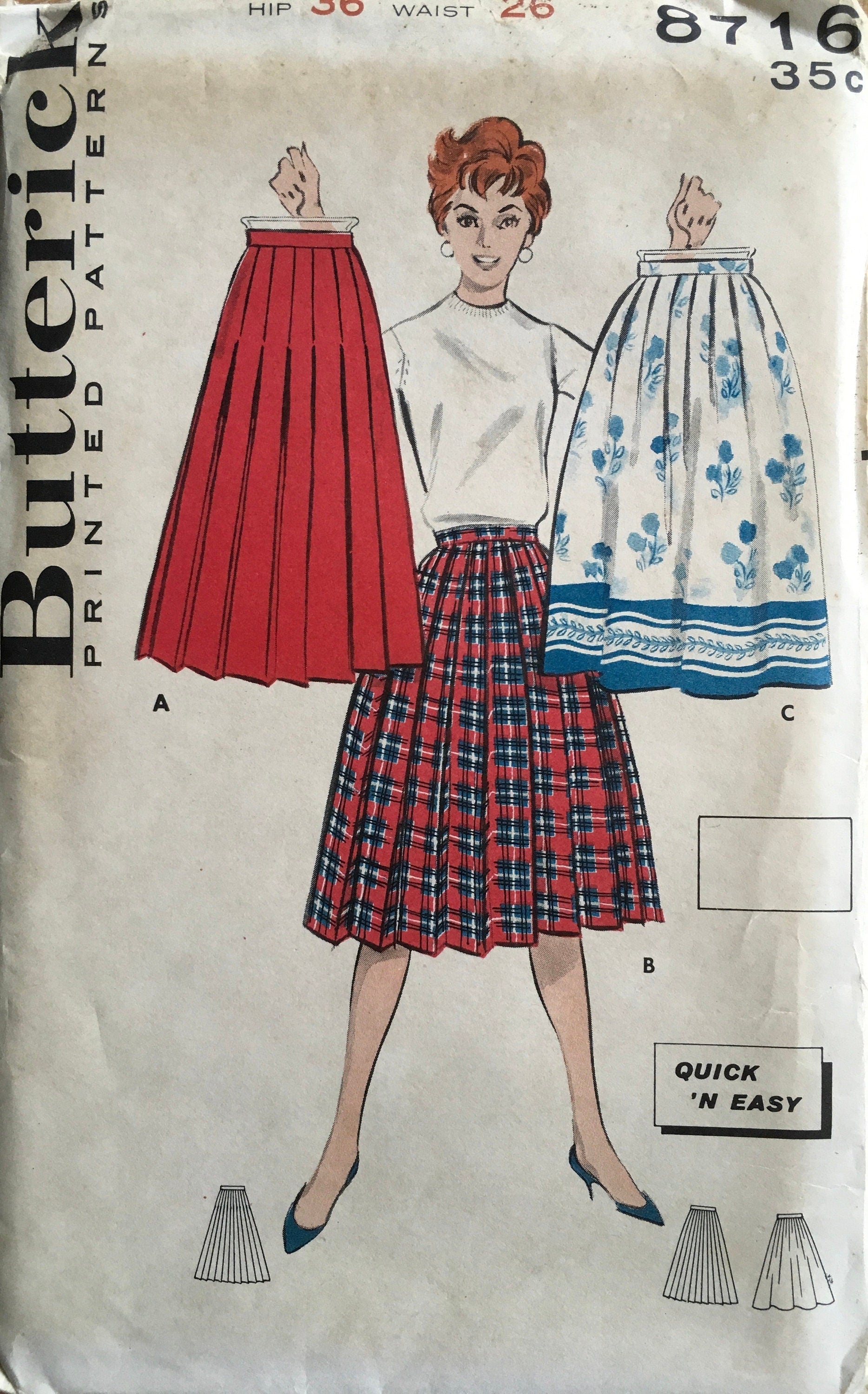 Butterick 8716 Sewing Pattern (Vintage) UNCUT