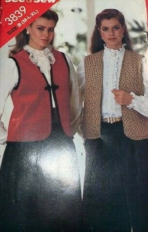 See & Sew 3839 Sewing Pattern (Vintage) CUT