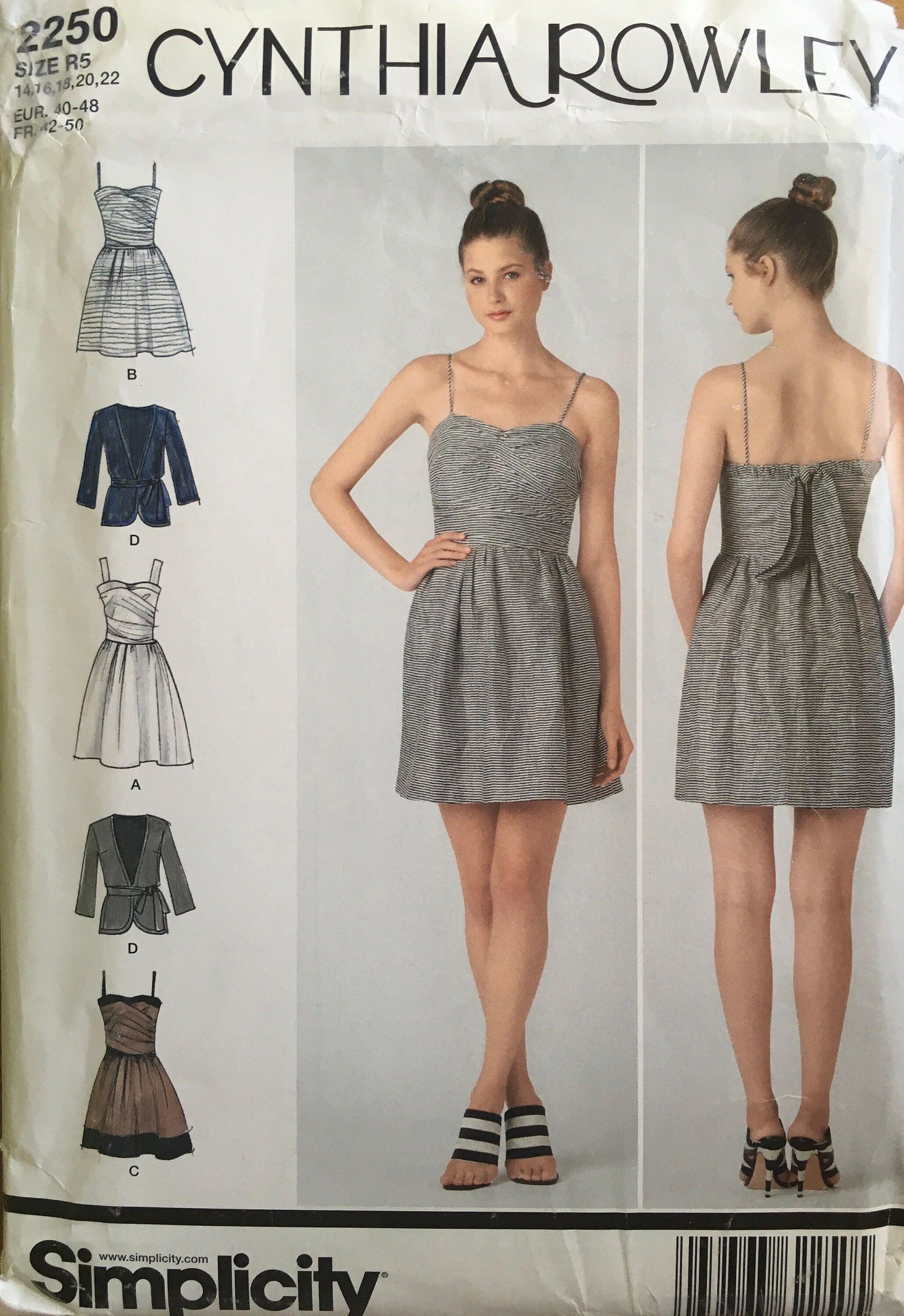 Simplicity 2250 Sewing Pattern UNCUT