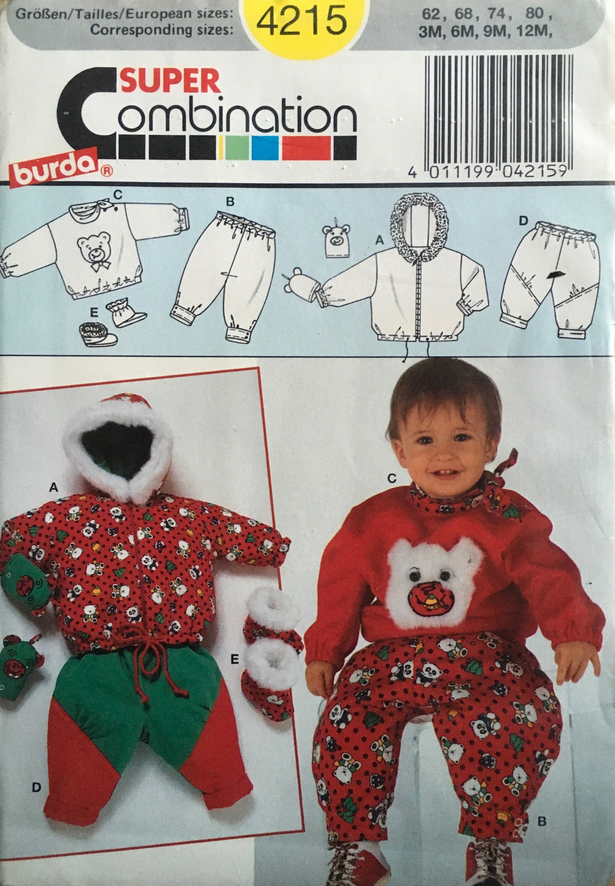 Burda 4215 Sewing Pattern (Vintage) UNCUT