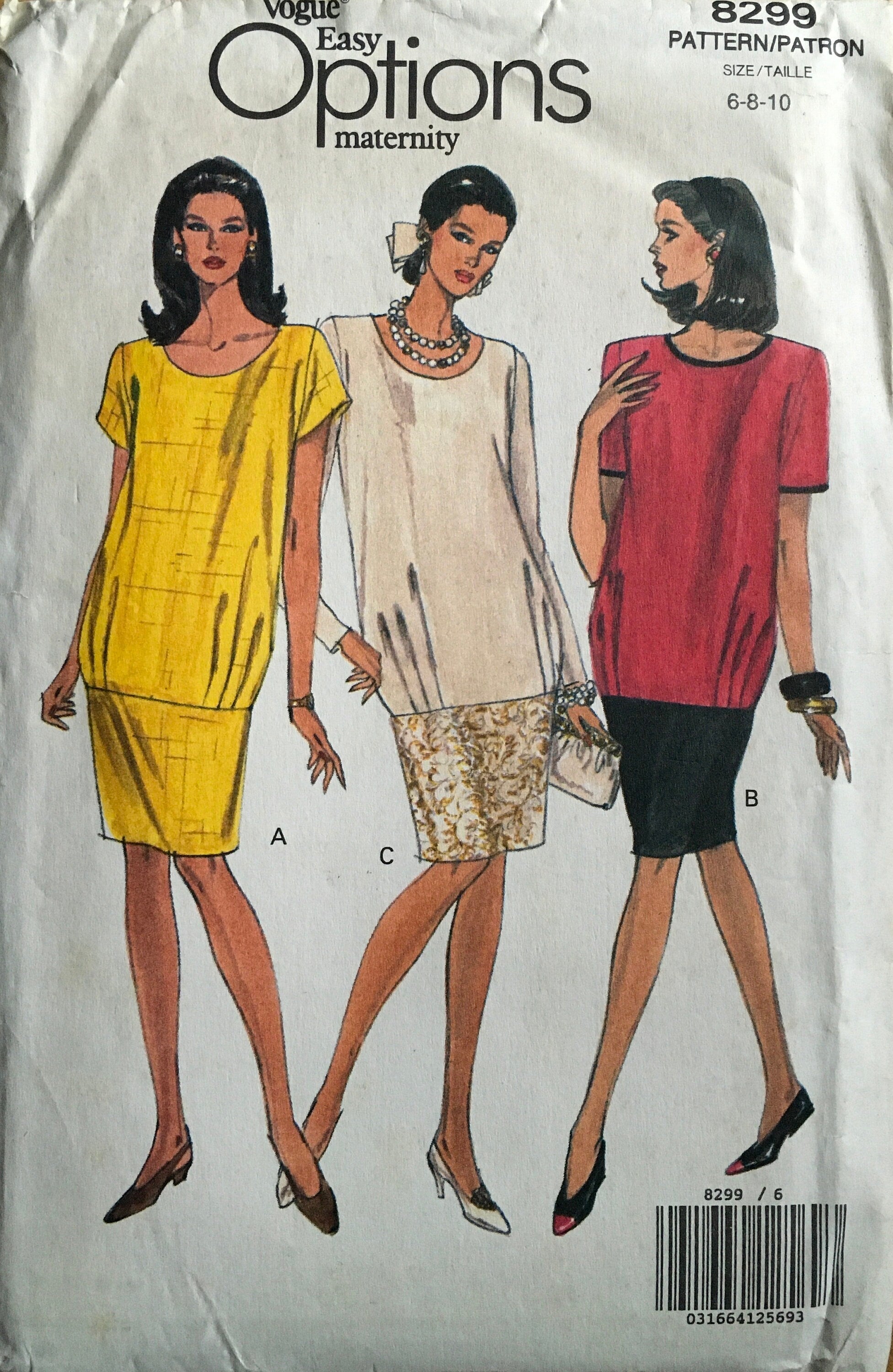 Vogue 8299 Sewing Pattern (Vintage) UNCUT