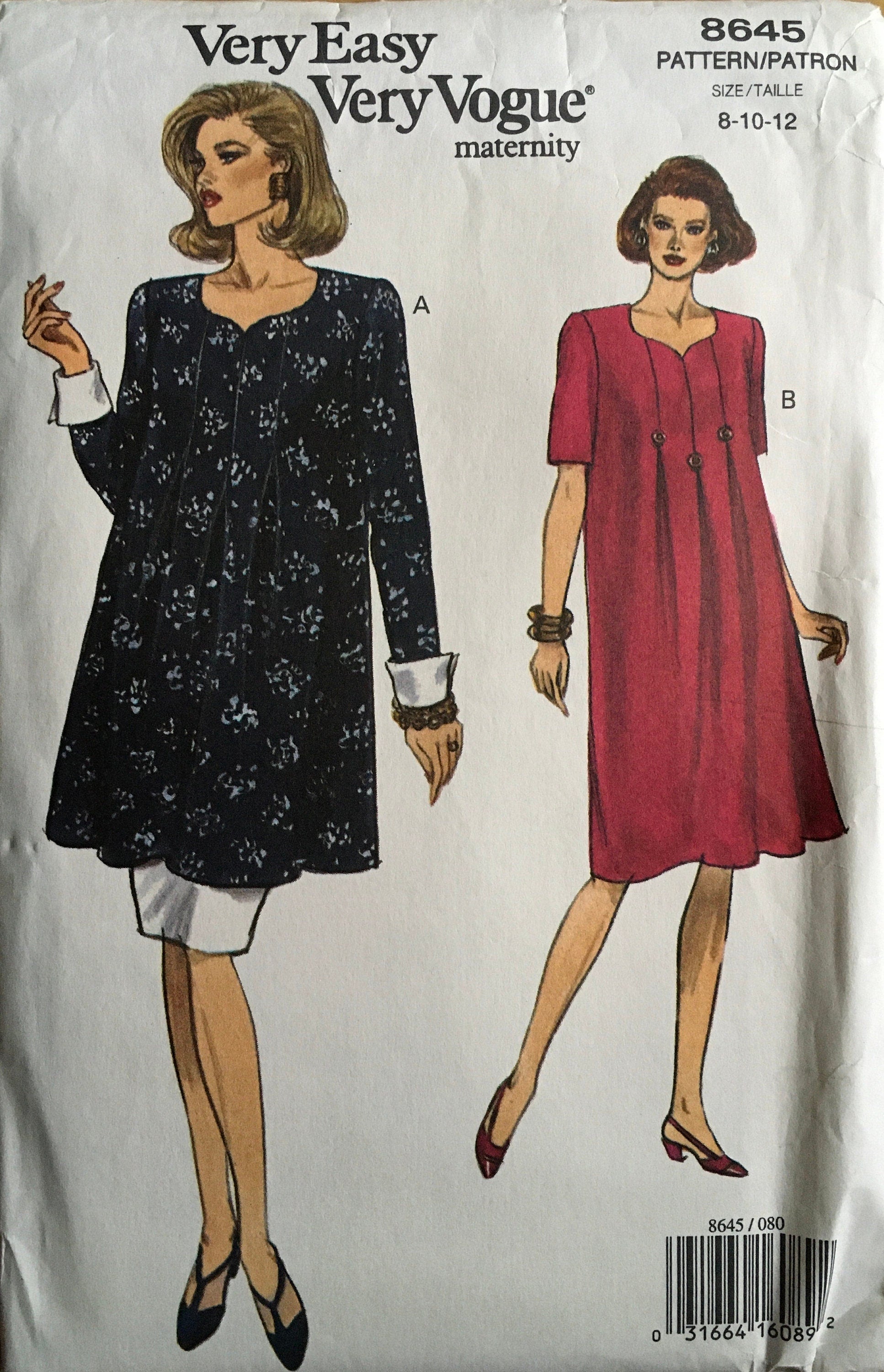 Vogue 8645 Sewing Pattern (Vintage) UNCUT