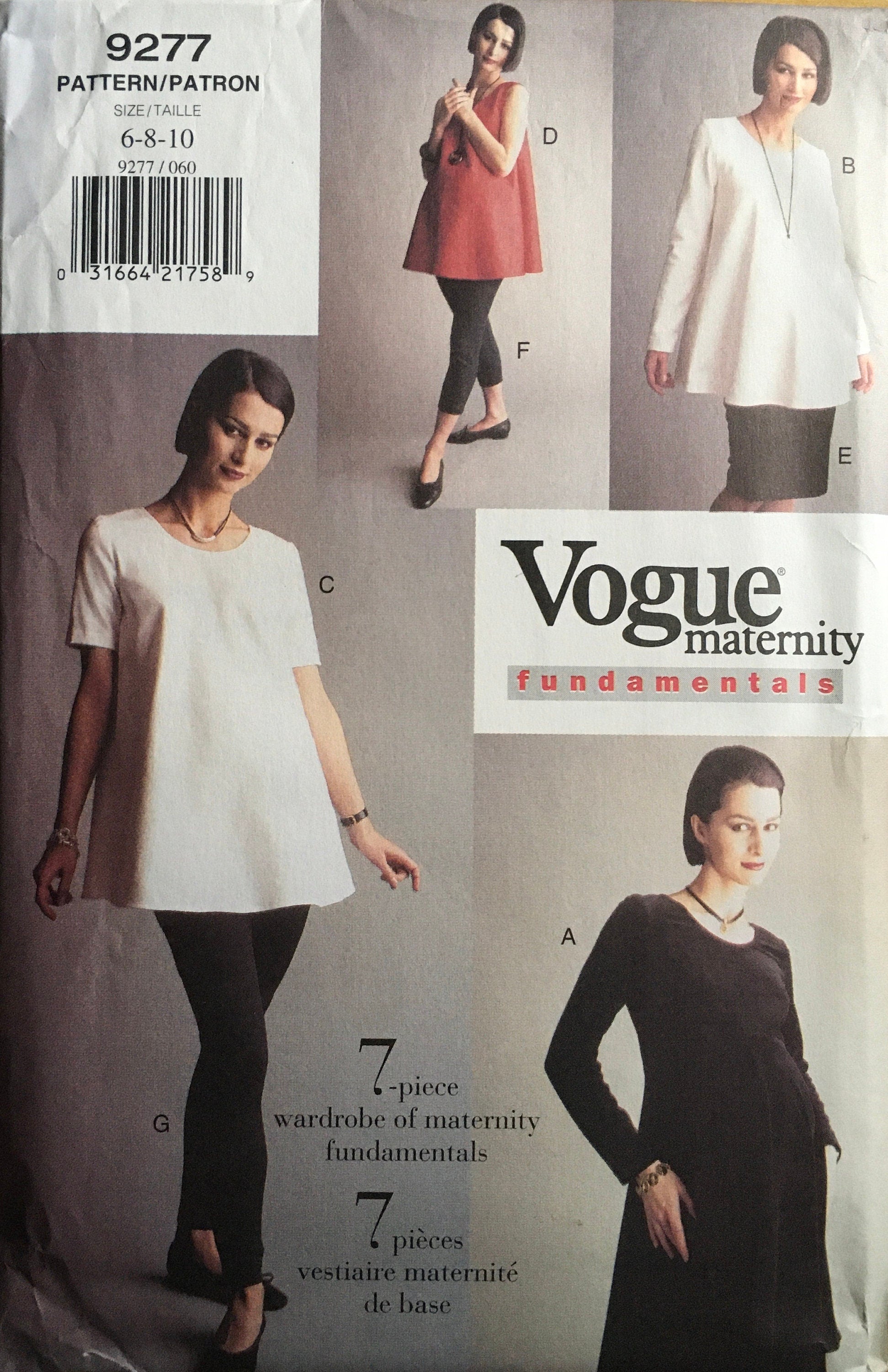 Vogue 9277 Sewing Pattern (Vintage) UNCUT