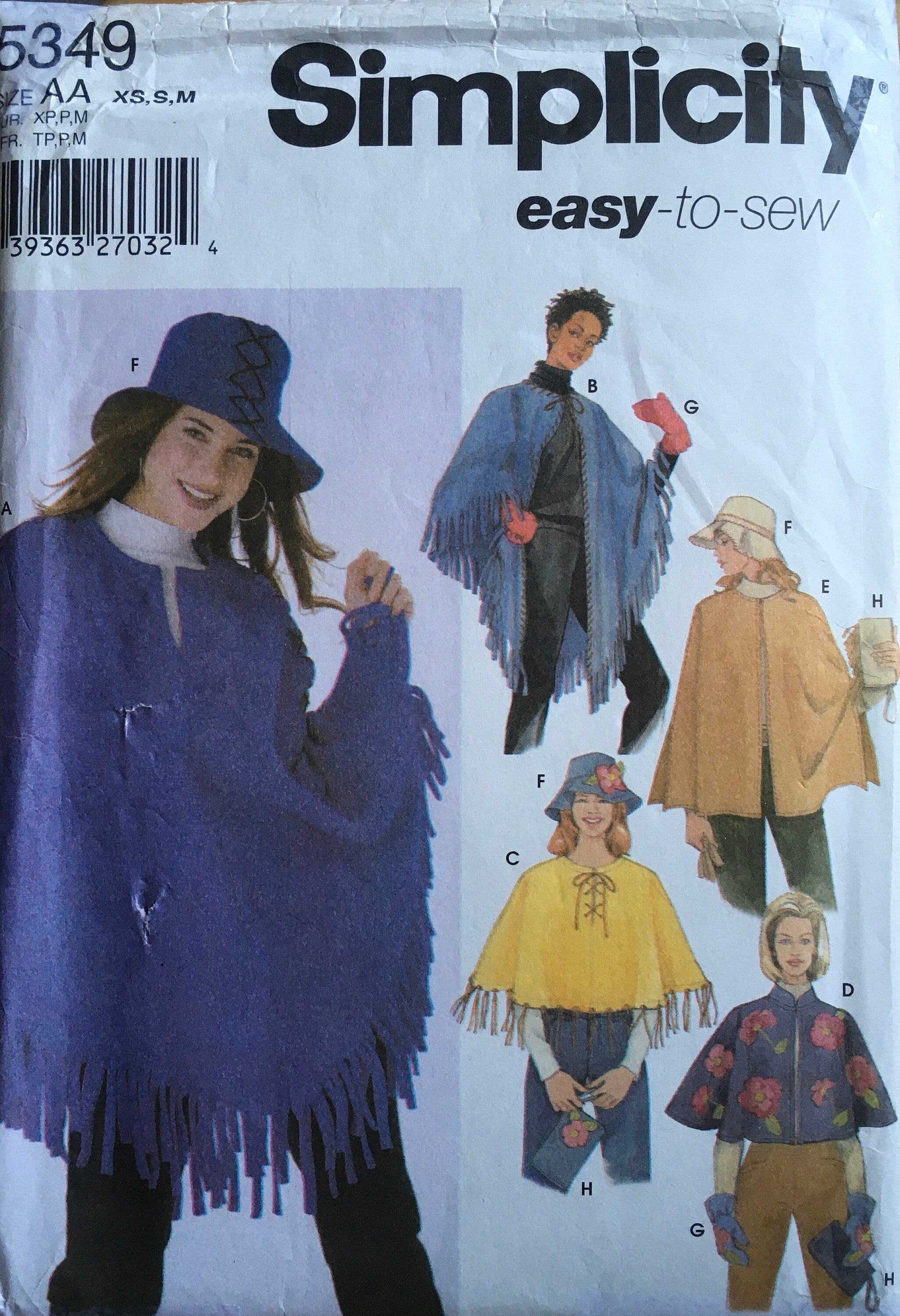 Simplicity 5349 Sewing Pattern (Vintage) CUT