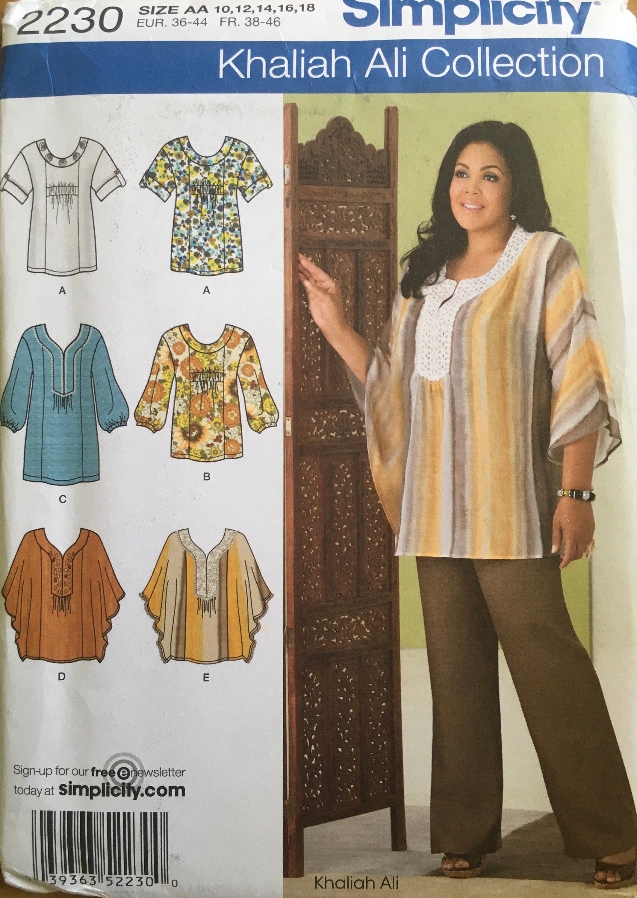 Simplicity 2230 Sewing Pattern UNCUT