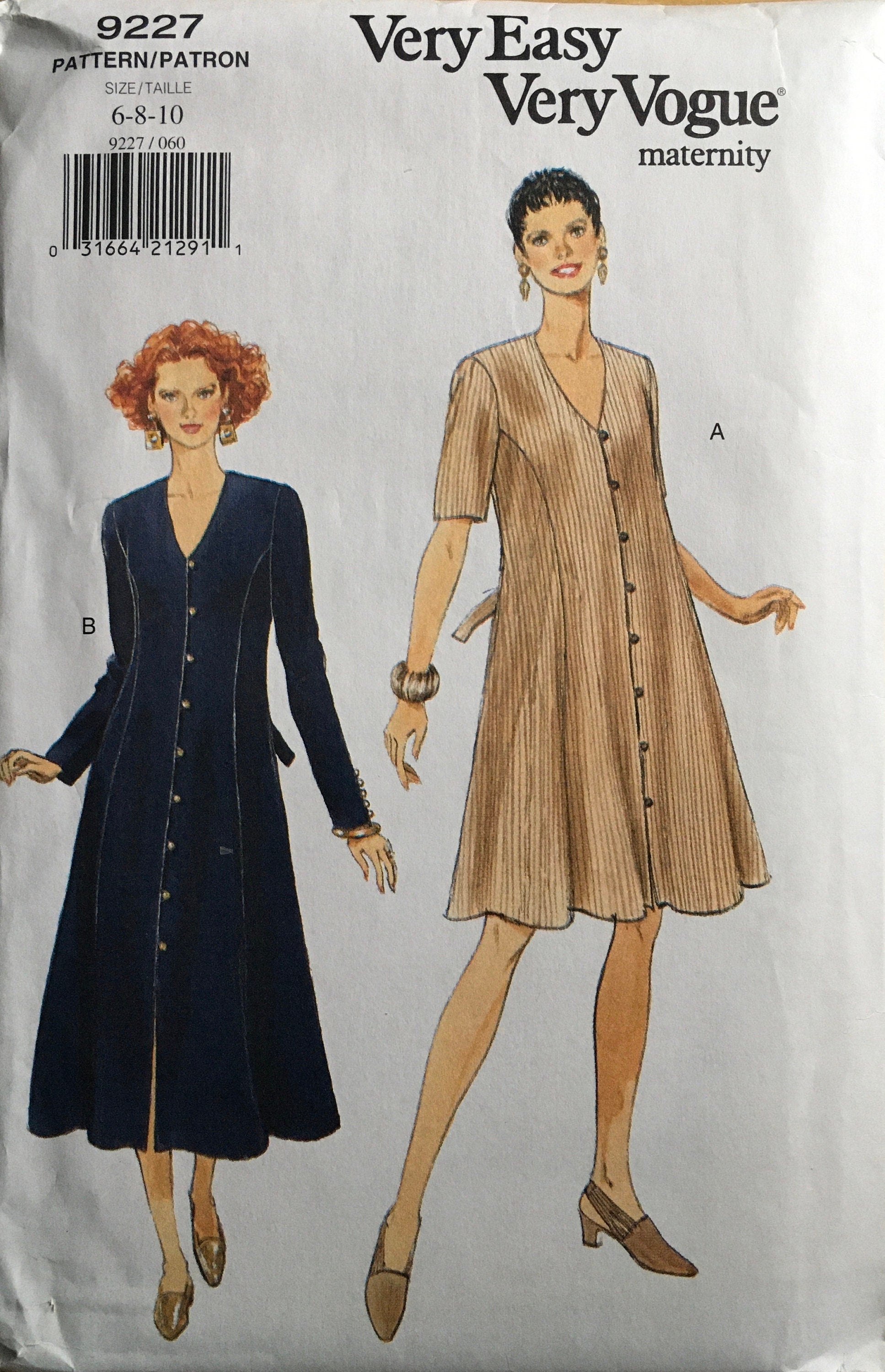 Vogue 9227 Sewing Pattern (Vintage) UNCUT