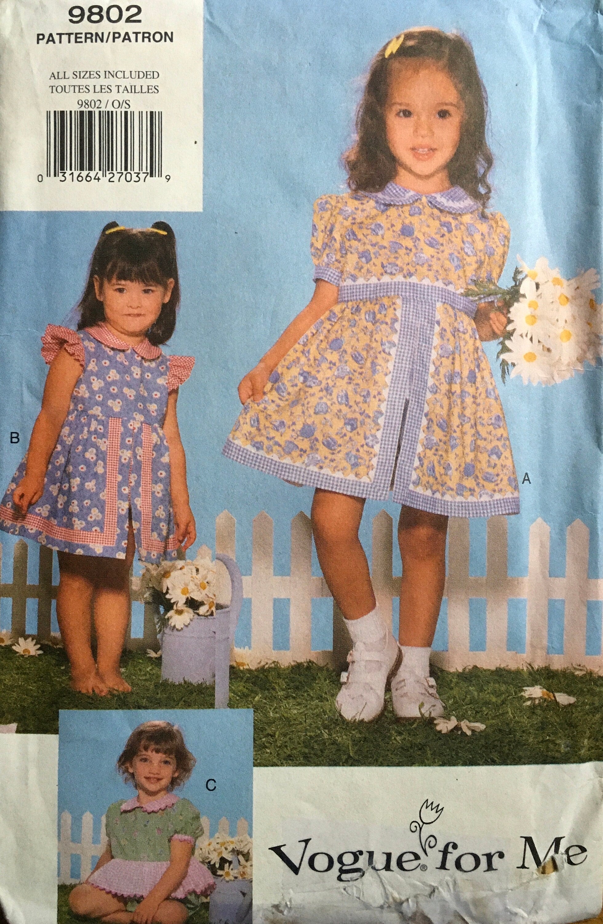 Vogue 9802 Sewing Pattern (Vintage) UNCUT