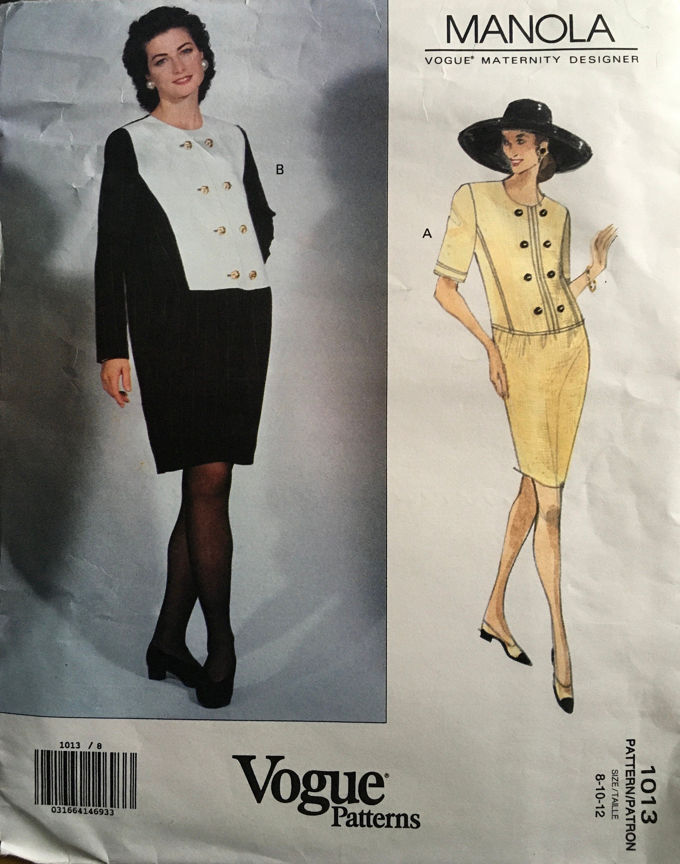 Vogue 1013 Sewing Pattern (Vintage) UNCUT