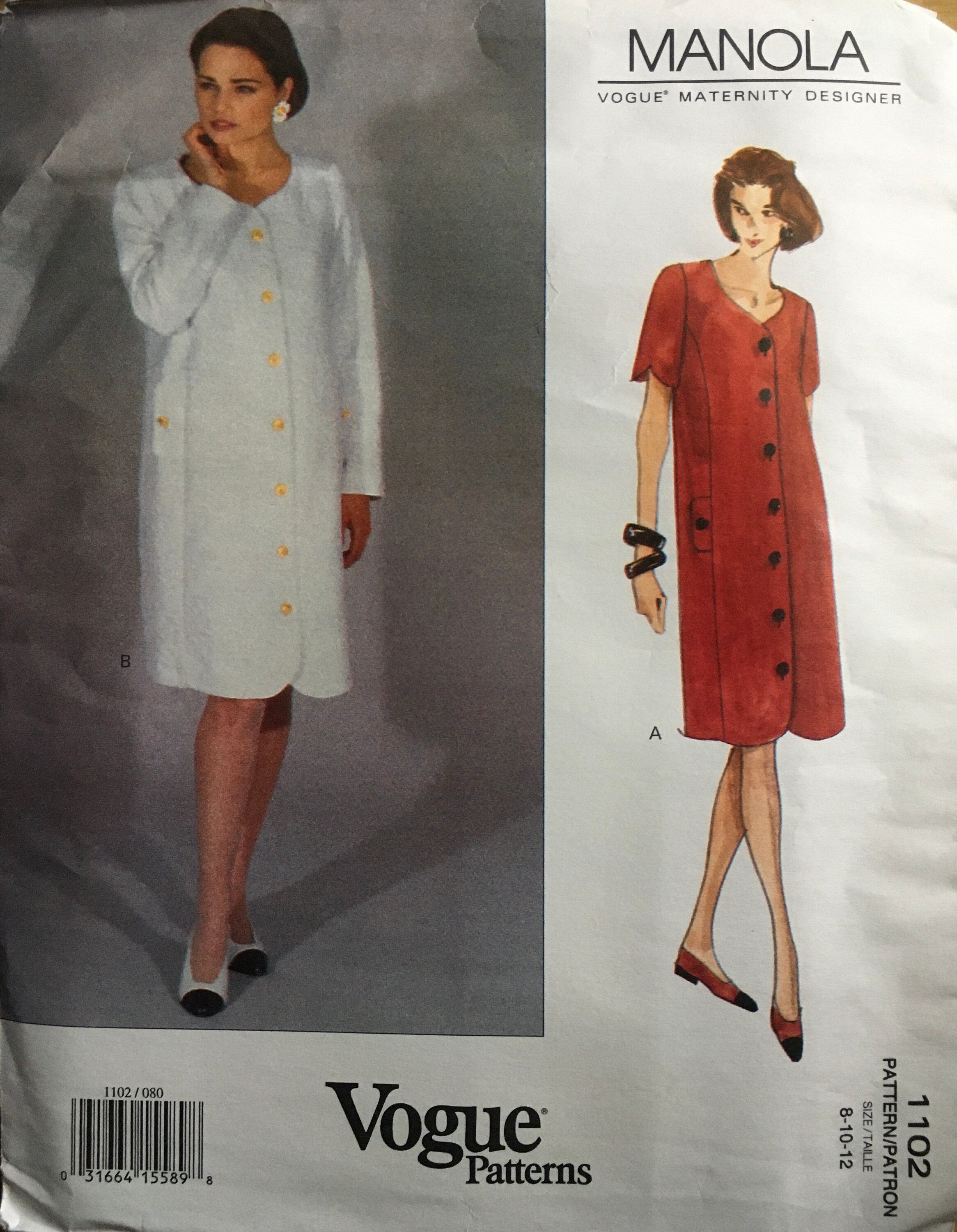 Vogue 1102 Sewing Pattern (Vintage) UNCUT