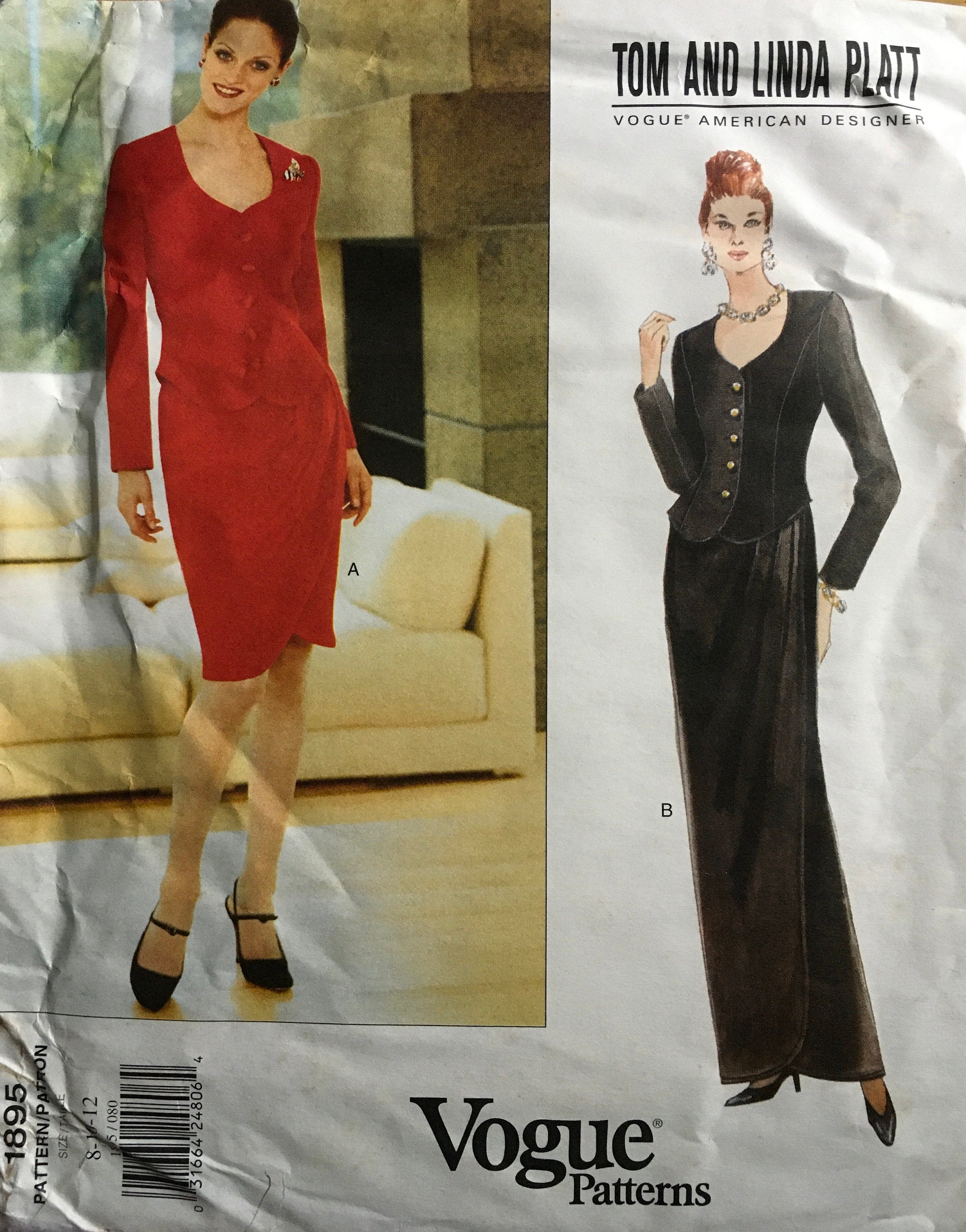 Vogue 1895 Sewing Pattern (Vintage) UNCUT