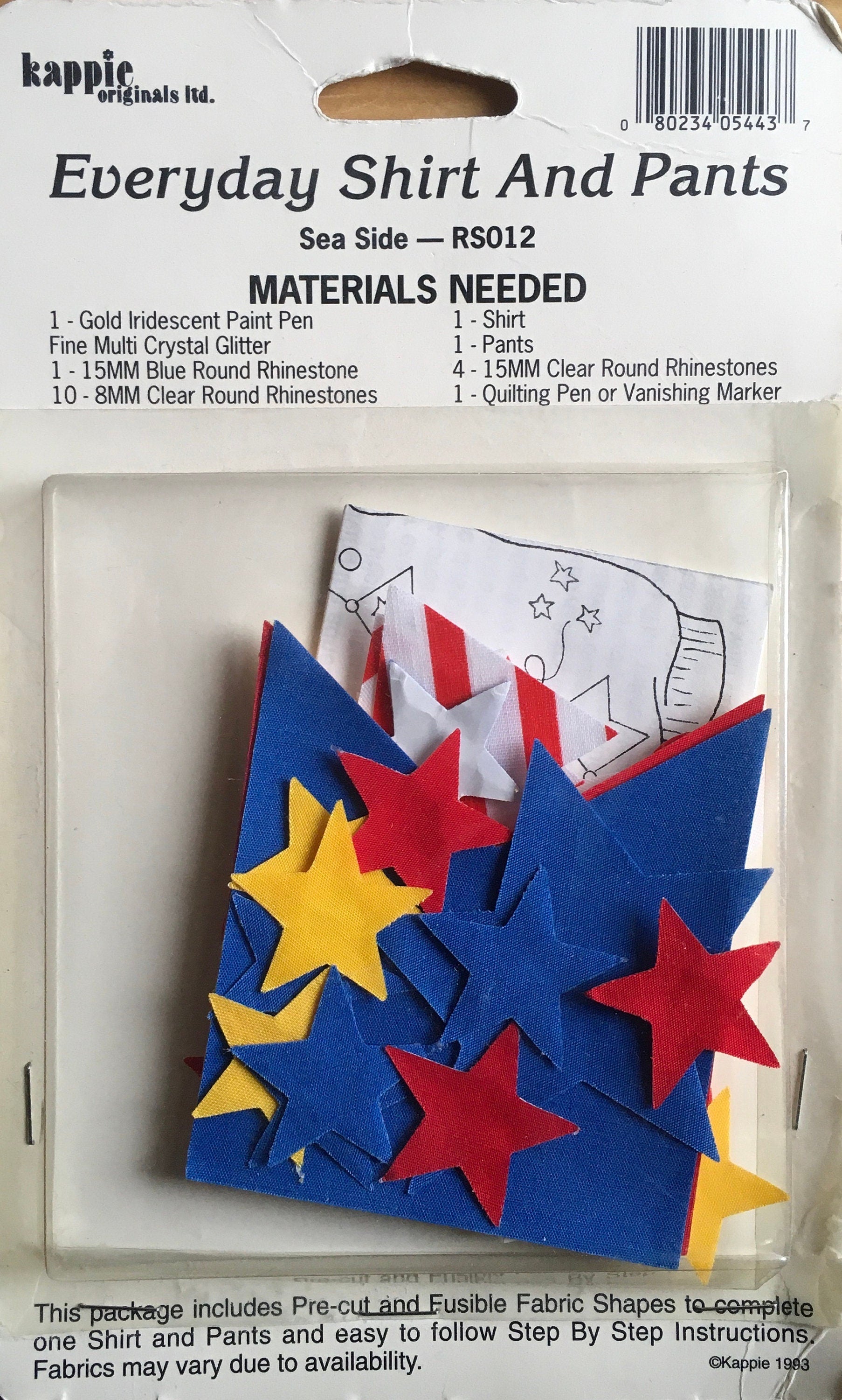 Kappie Iron-On Appliqué Kit (Vintage) UNCUT