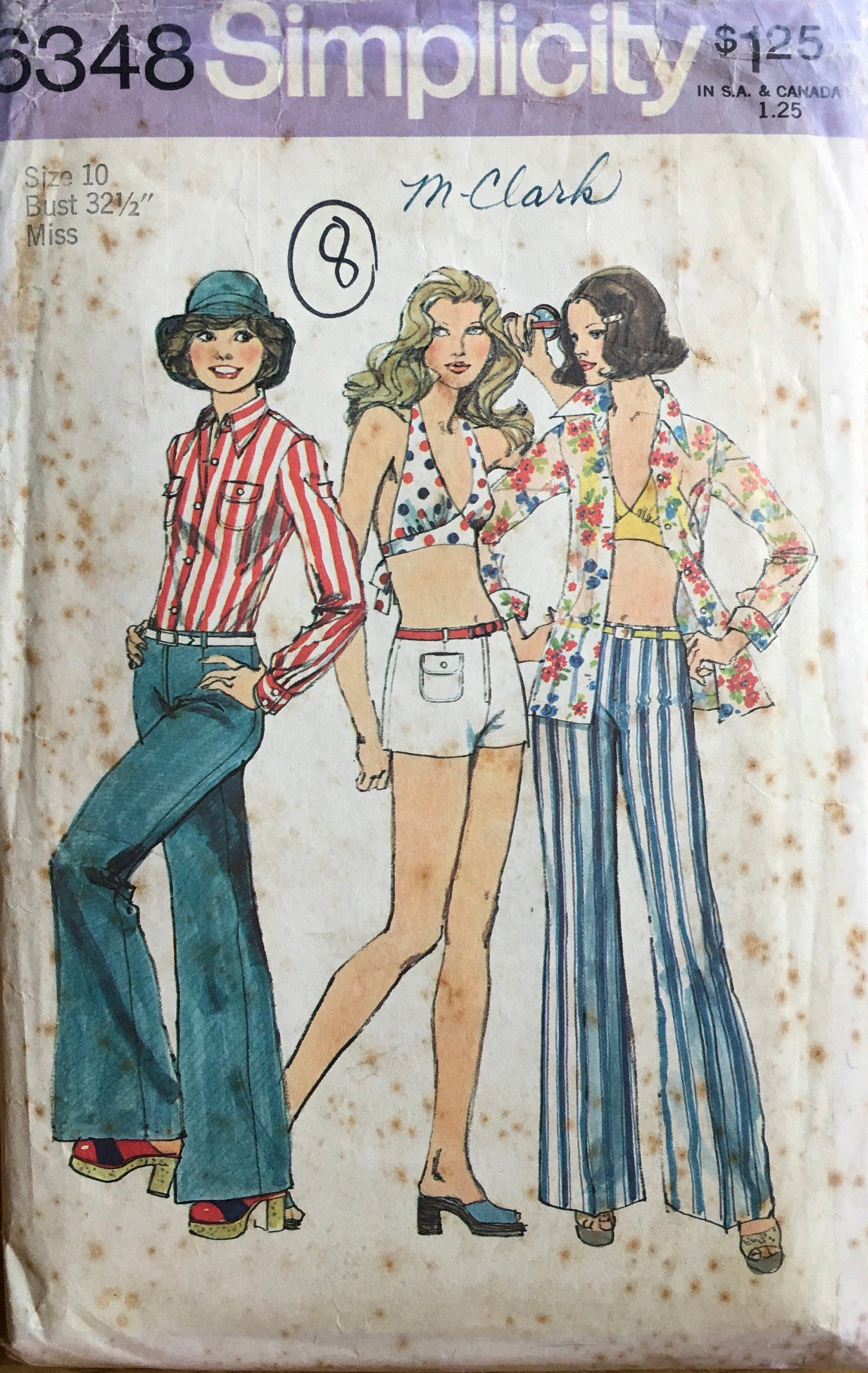 Simplicity 6348 Sewing Pattern (Vintage) CUT