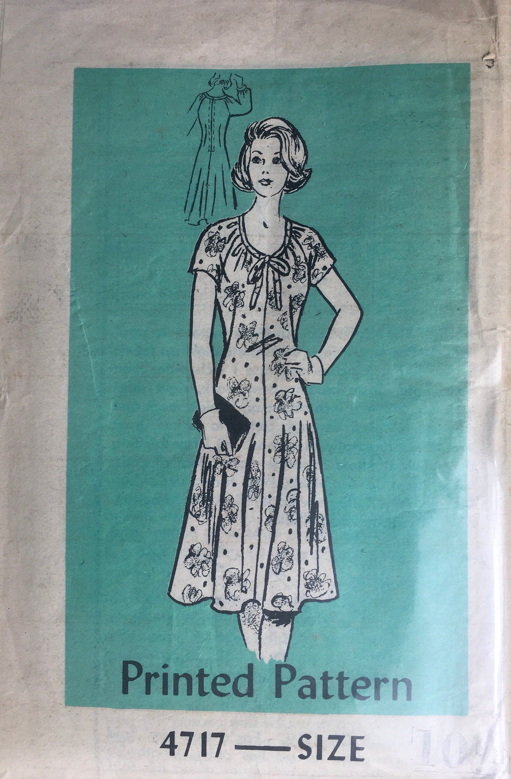 Prominent Designer 4717 Sewing Pattern (Vintage) CUT