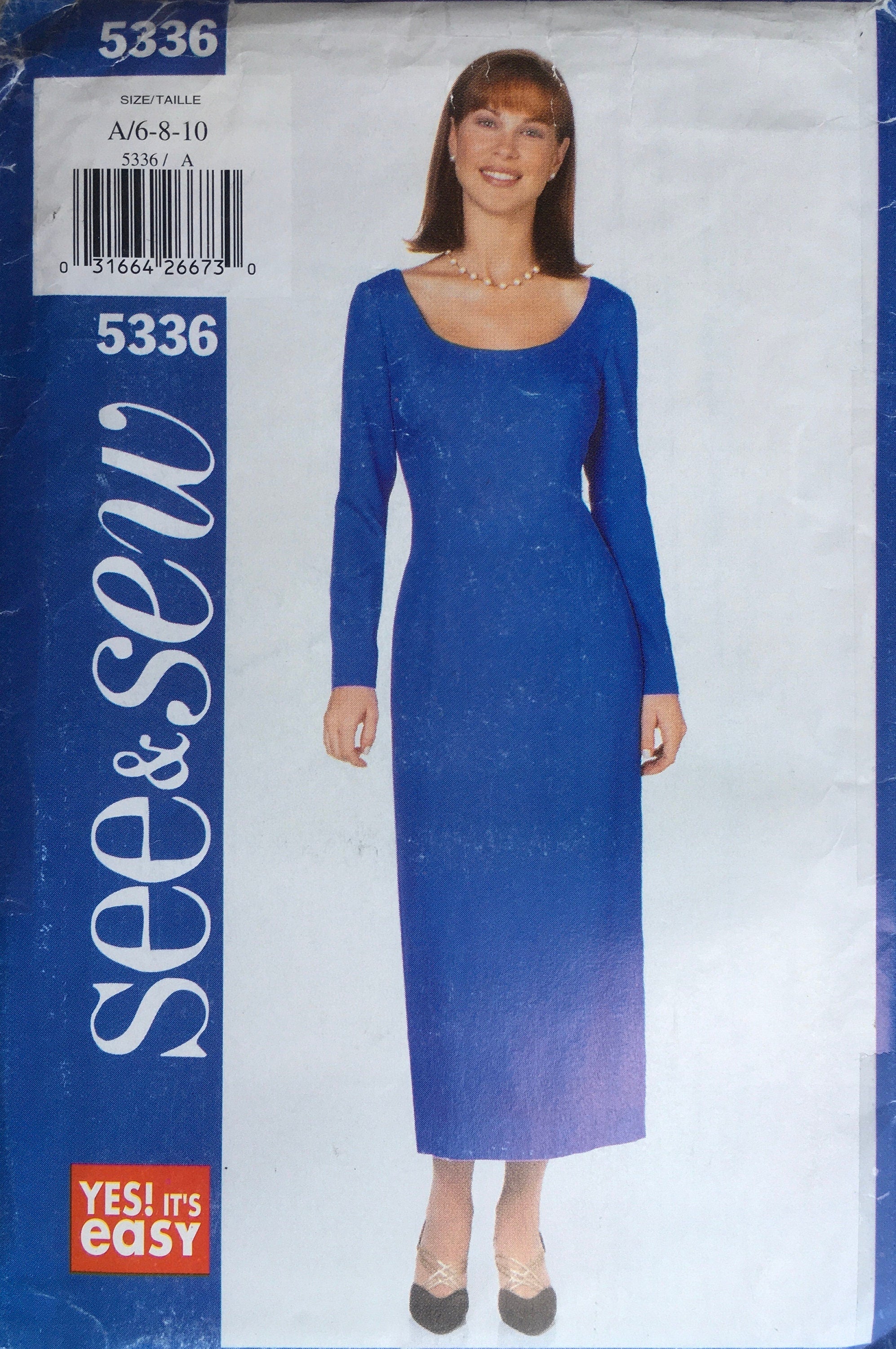 See & Sew 5336 Sewing Pattern (Vintage) UNCUT