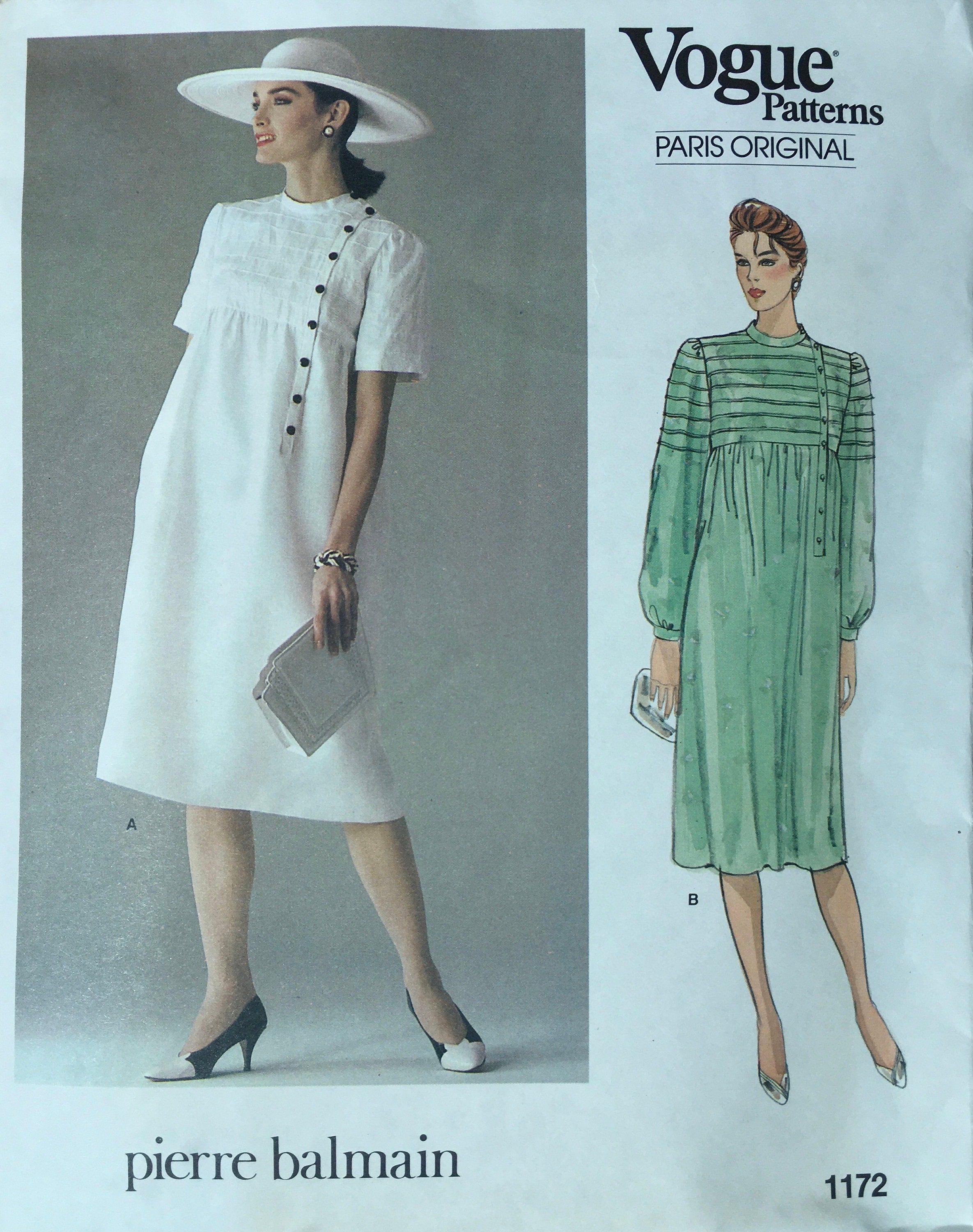 Vogue 1172 Sewing Pattern (Vintage) UNCUT