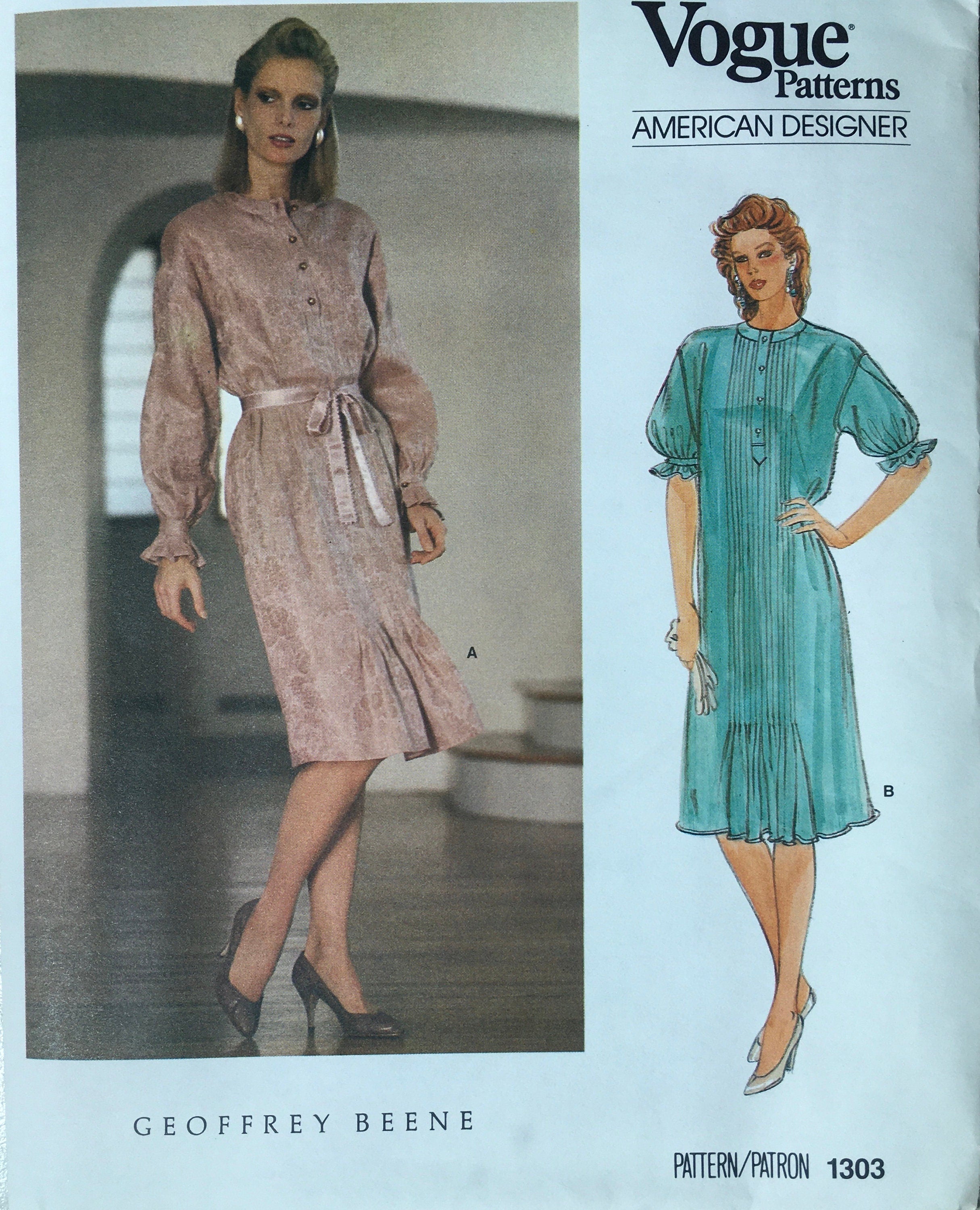 Vogue 1303 Sewing Pattern (Vintage) UNCUT