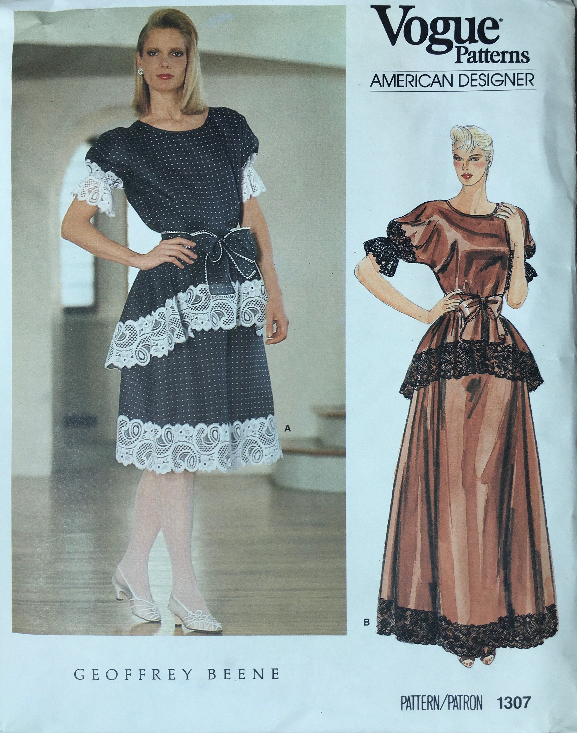 Vogue 1307 Sewing Pattern (Vintage) UNCUT