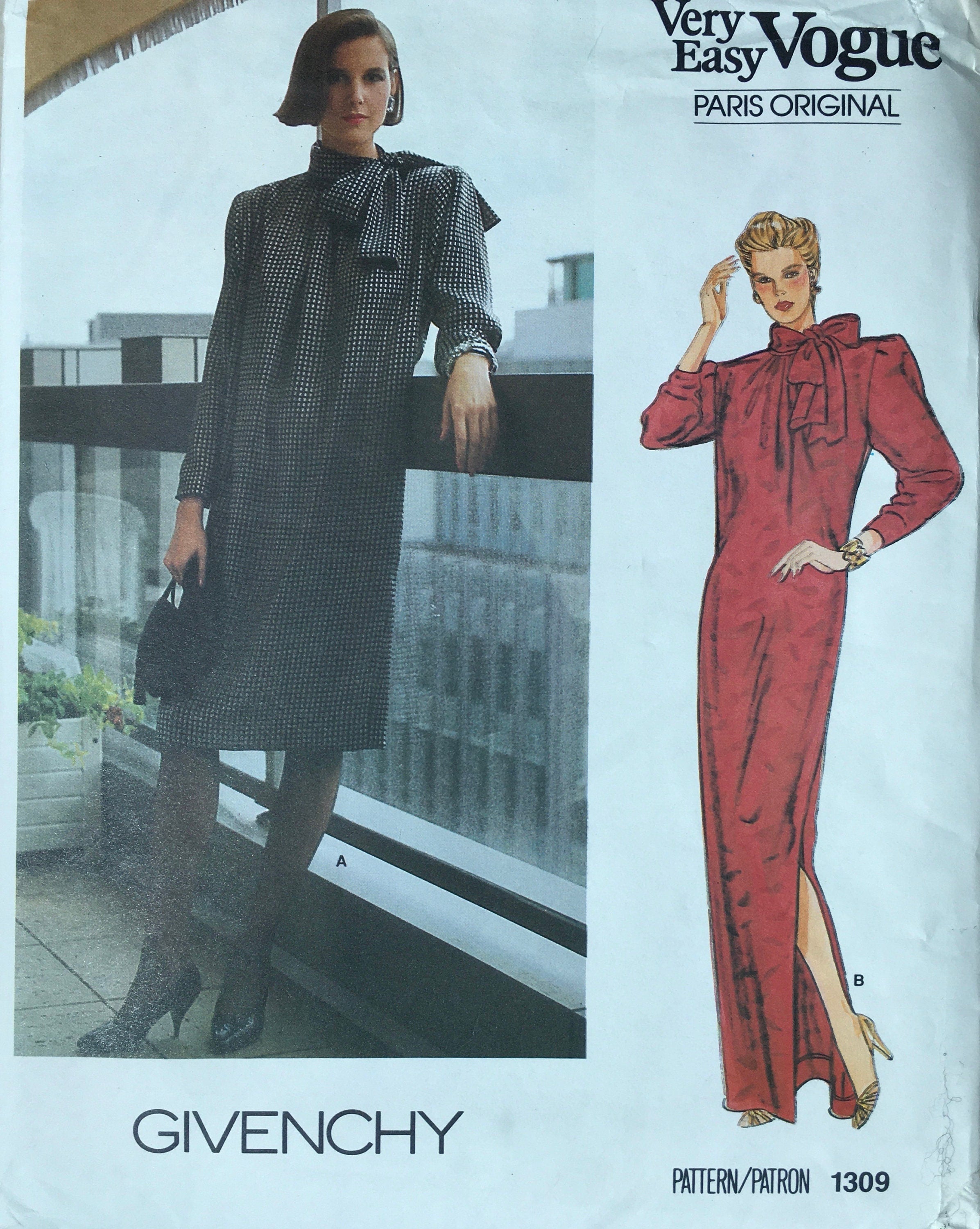 Vogue 1309 Sewing Pattern (Vintage) UNCUT