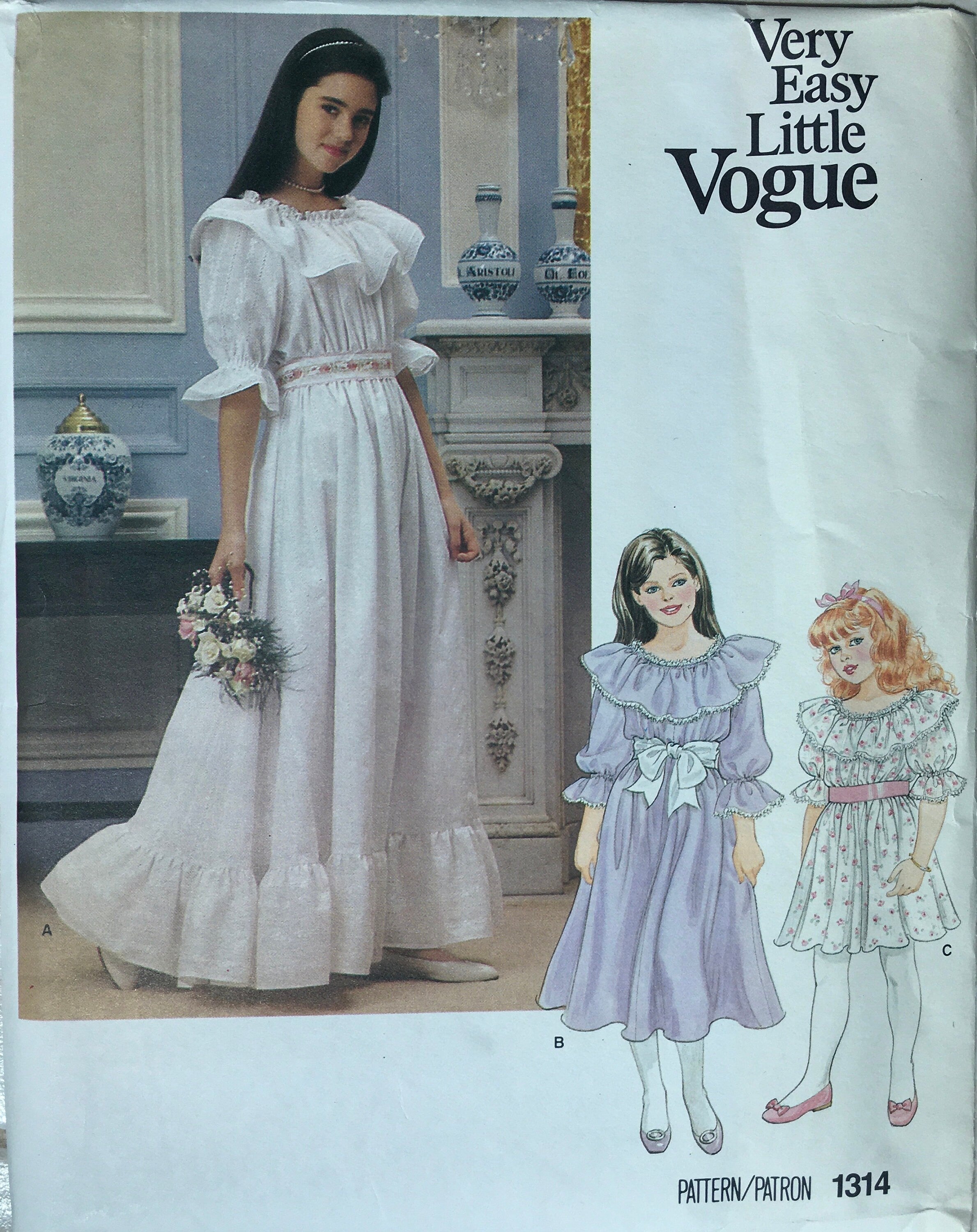 Vogue 1314 Sewing Pattern (Vintage) UNCUT