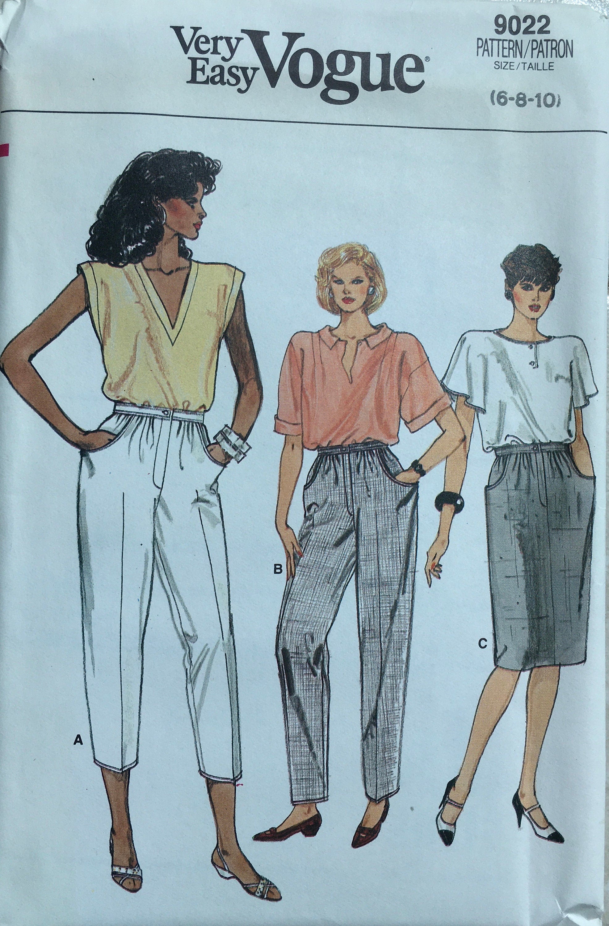 Vogue 9022 Sewing Pattern (Vintage) UNCUT