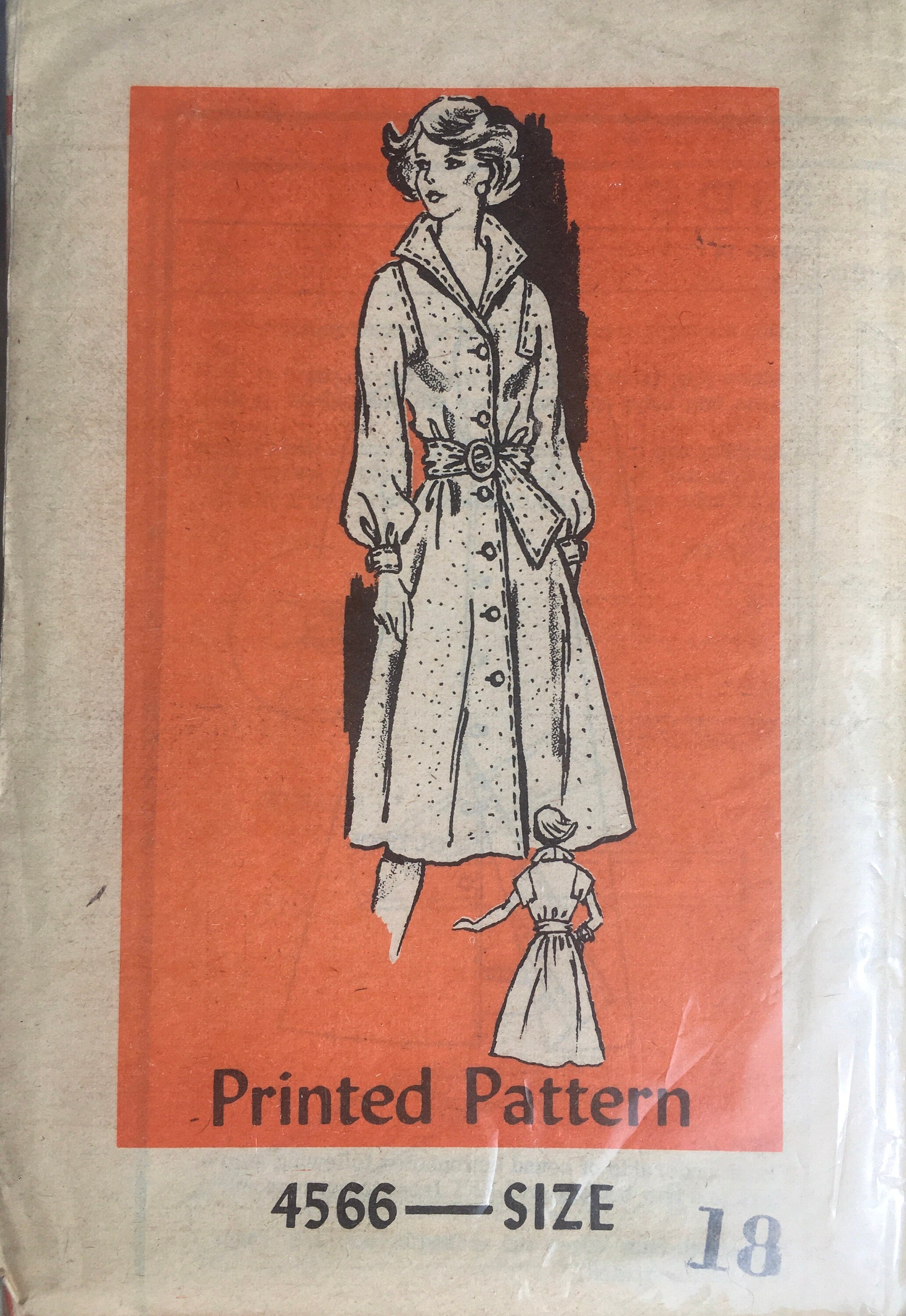 Prominent Designer 4566 Sewing Pattern (Vintage) UNCUT