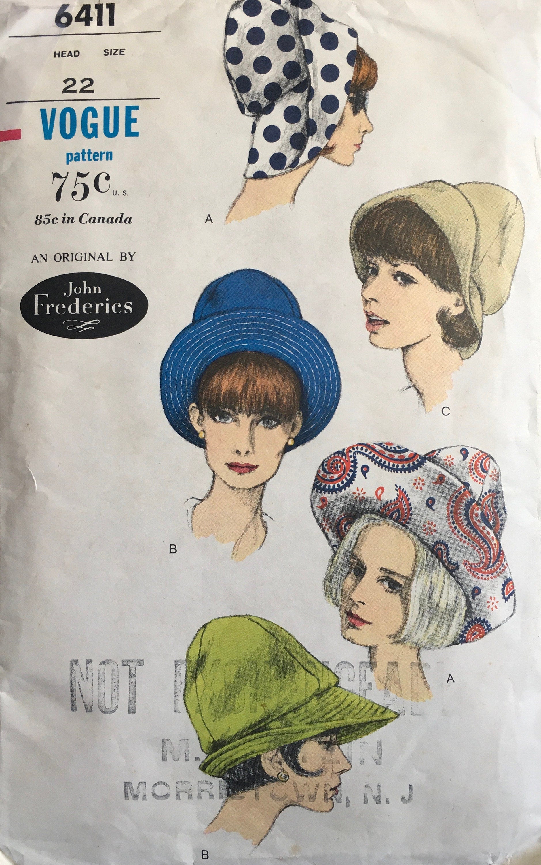 Vogue 6411 Sewing Pattern (Vintage) CUT