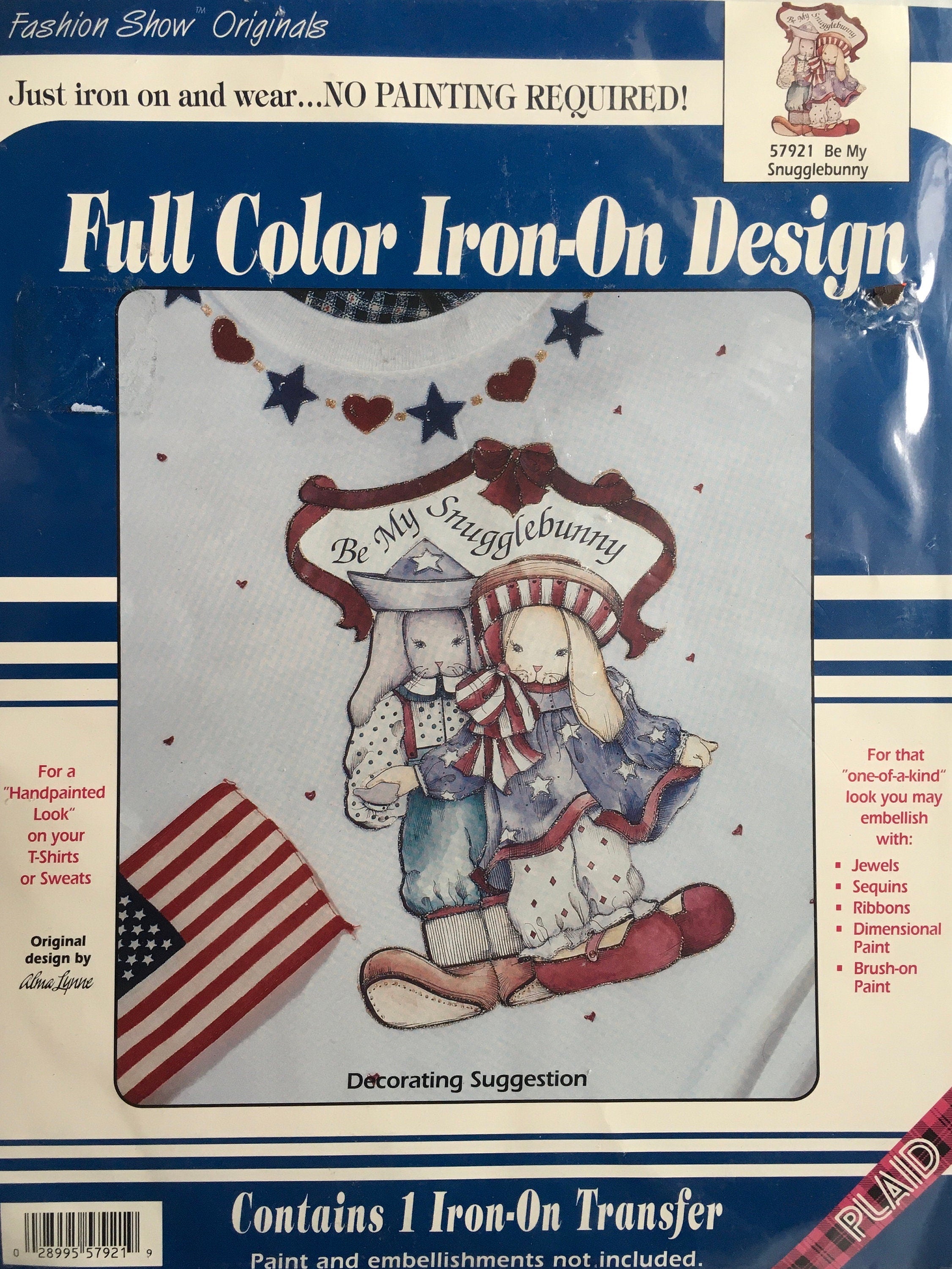 Fashion Show Iron-On Transfer (Vintage) UNCUT