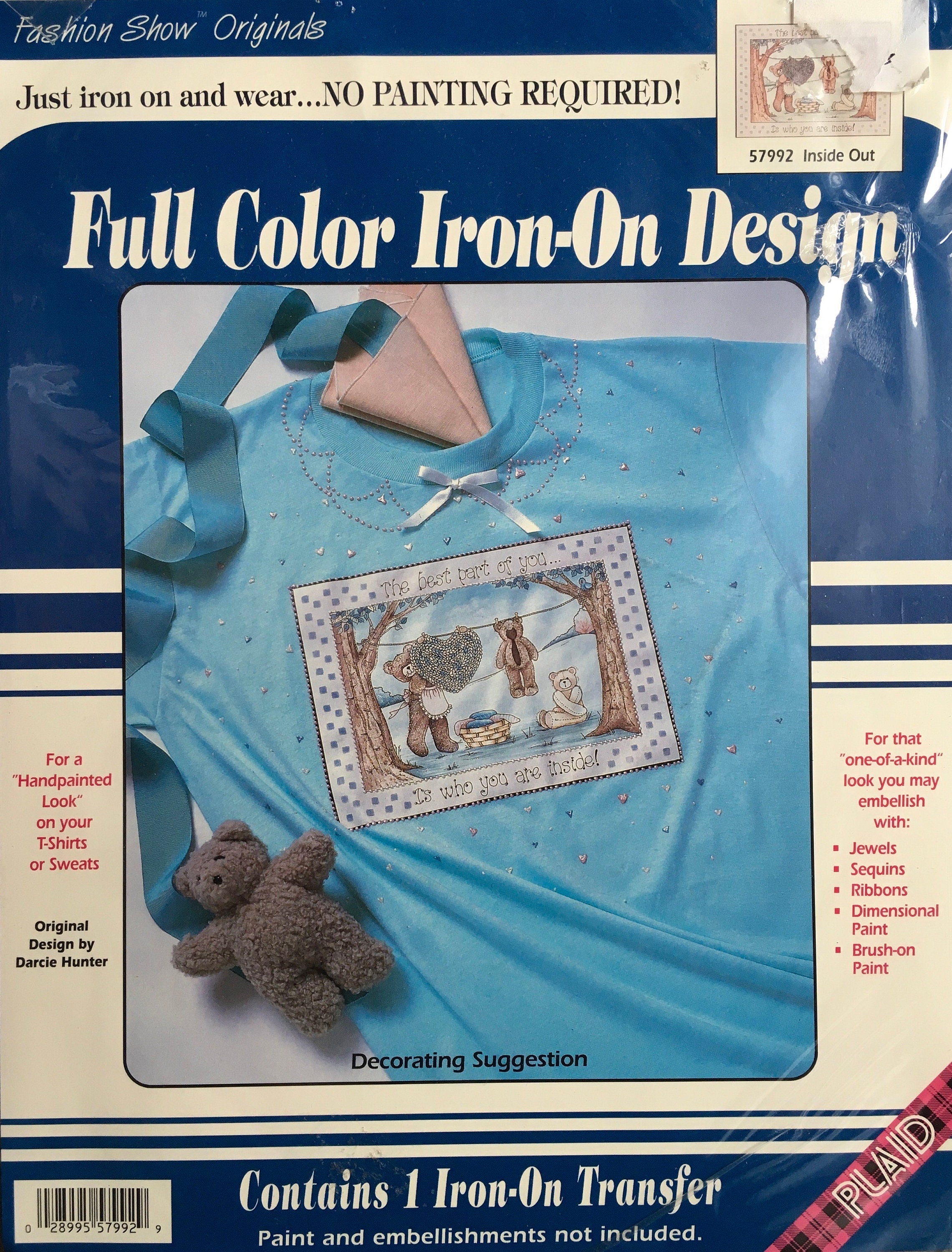 Fashion Show Iron-On Transfer (Vintage) UNCUT