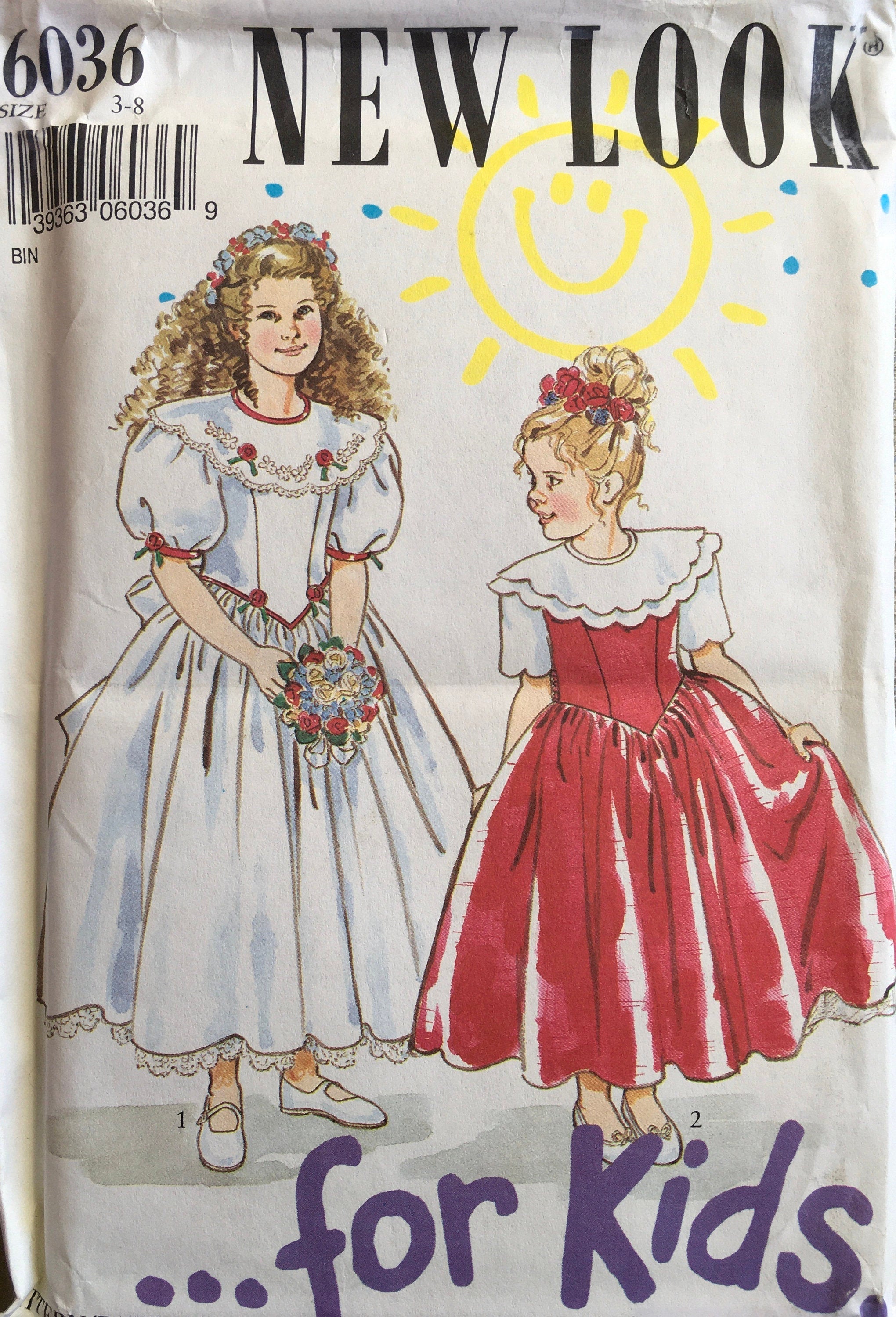 New Look 6036 Sewing Pattern (Vintage) UNCUT