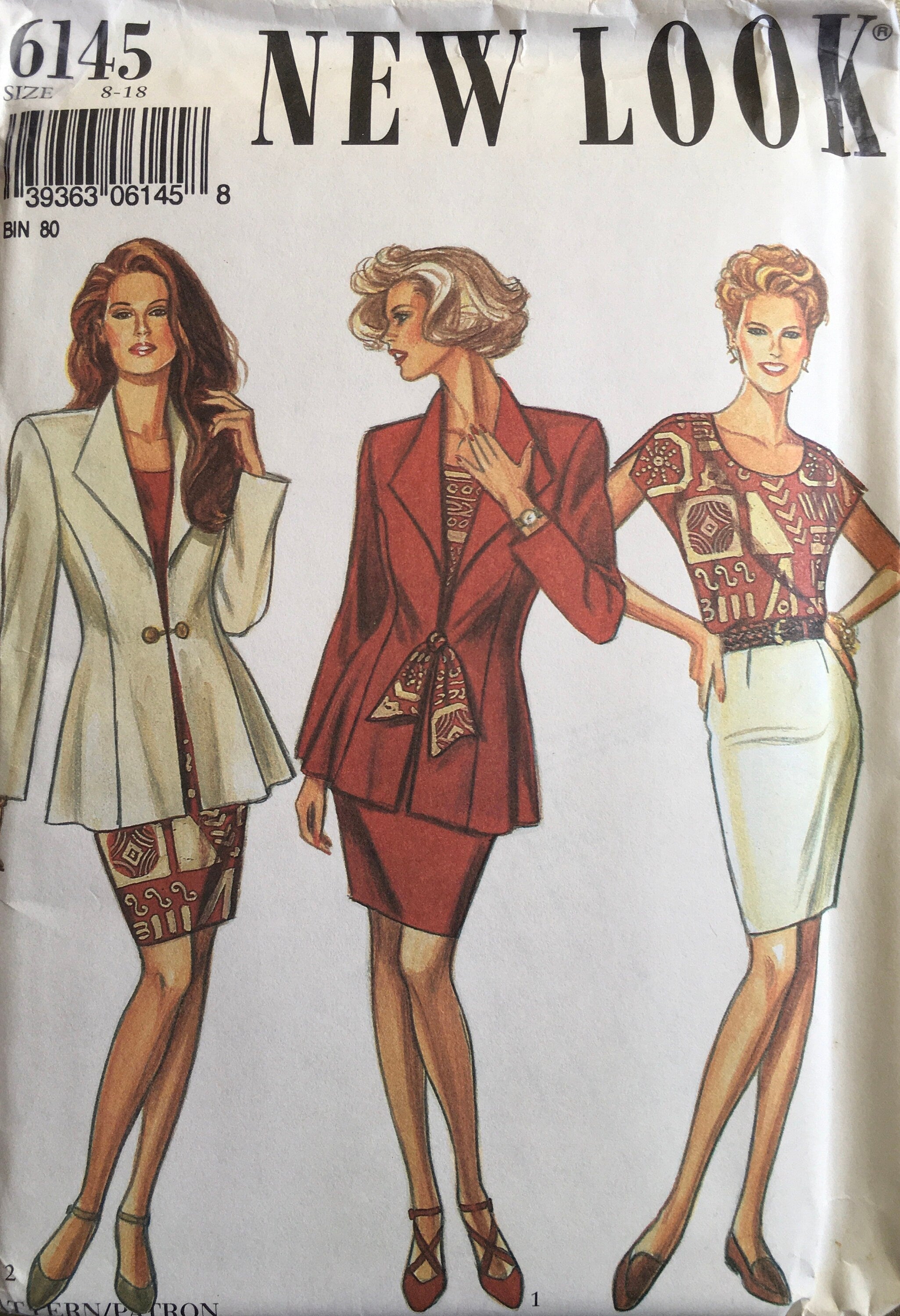 New Look 6145 Sewing Pattern (Vintage) UNCUT