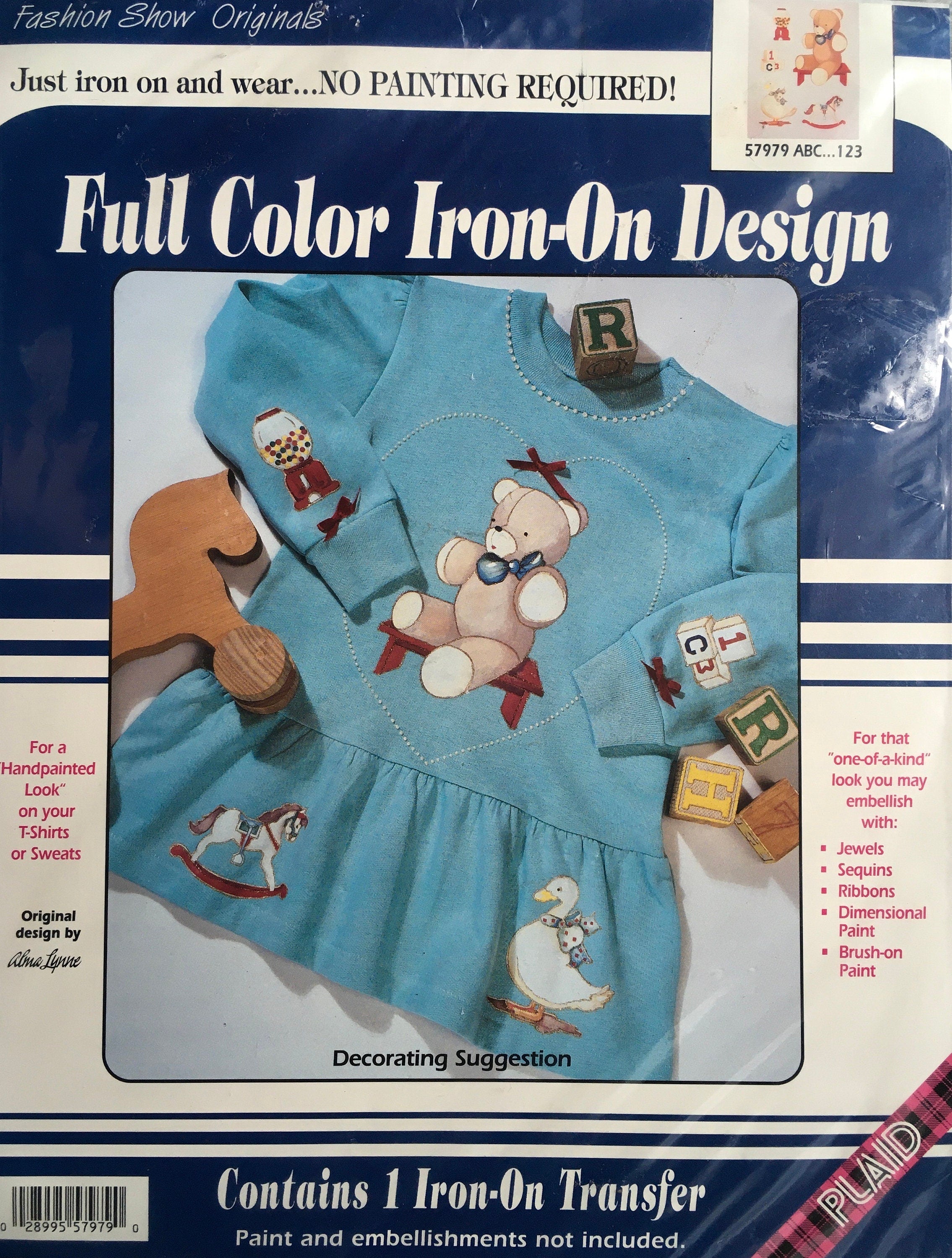 Fashion Show Iron-On Transfer (Vintage) UNCUT