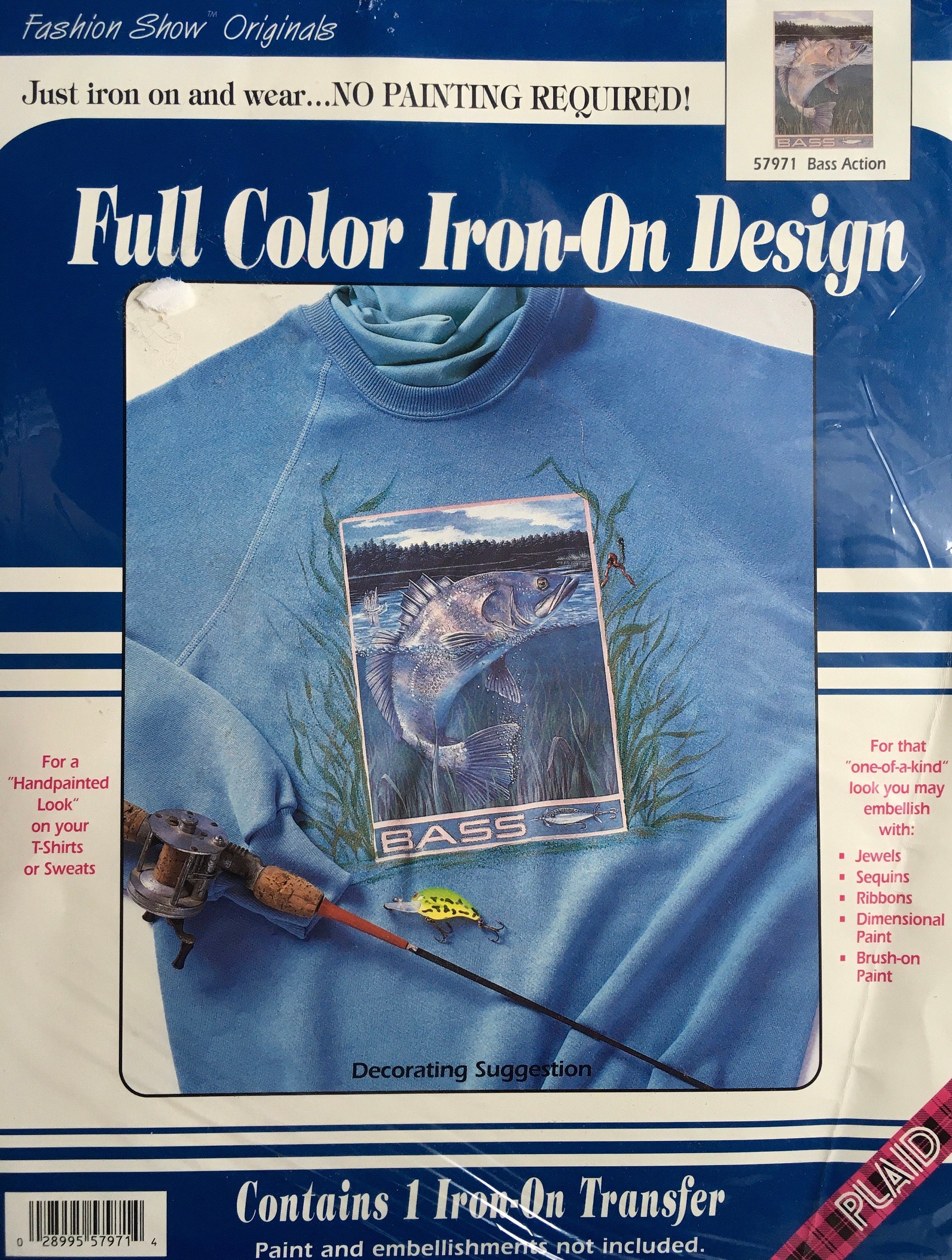 Fashion Show Iron-On Transfer (Vintage) UNCUT