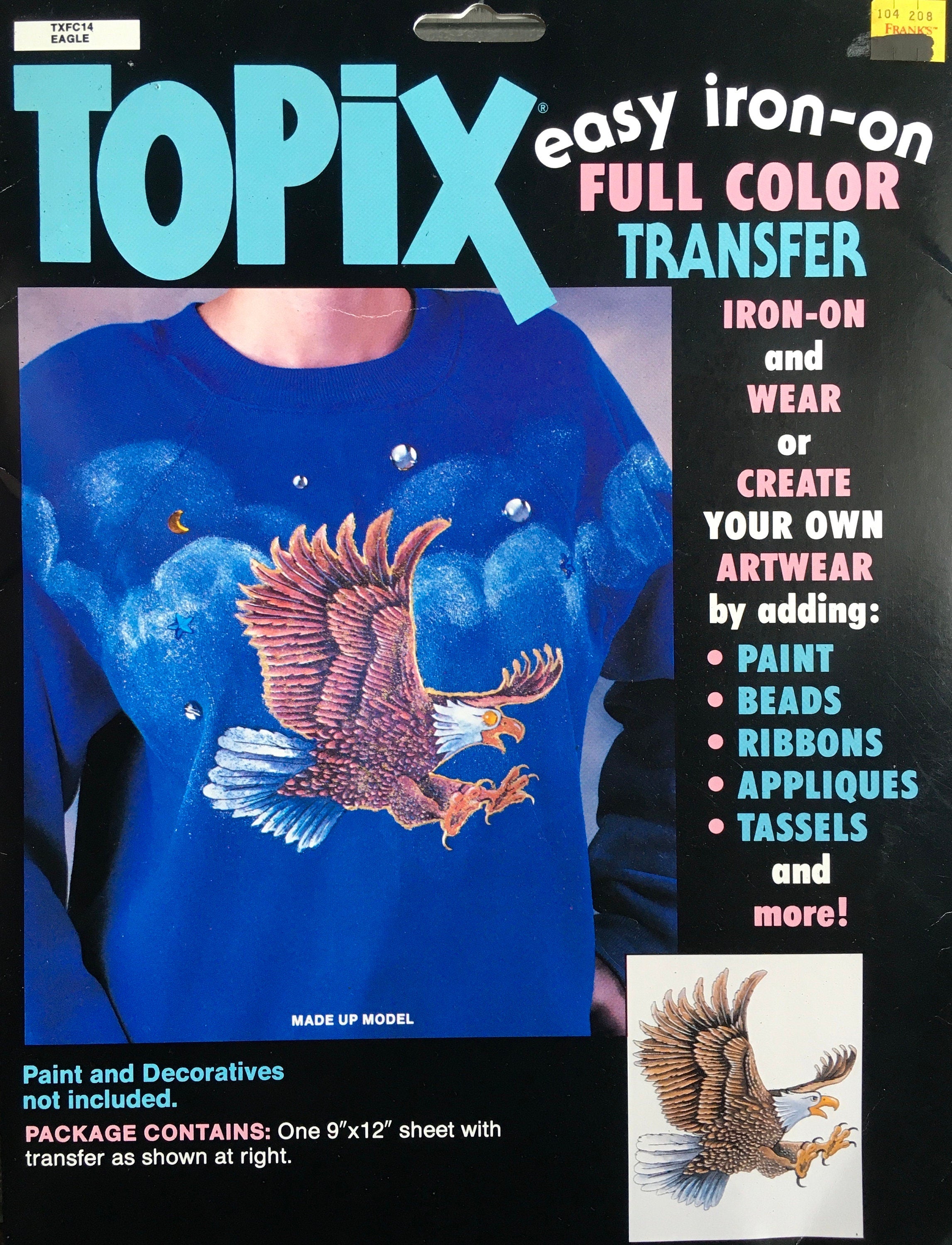 Topix Iron-On Transfer (Vintage) UNCUT