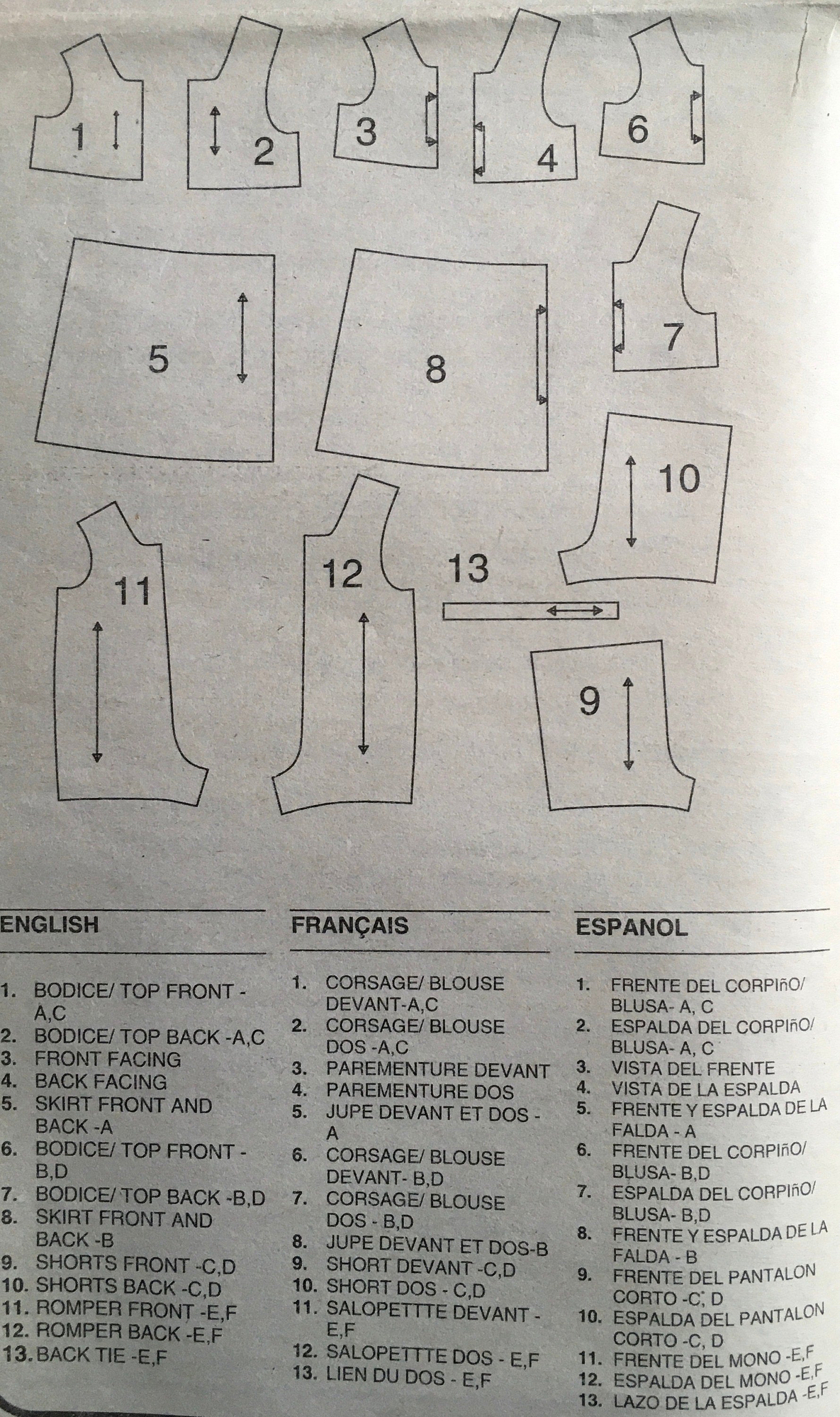 New Look 6396 Sewing Pattern (Vintage) UNCUT/CUT
