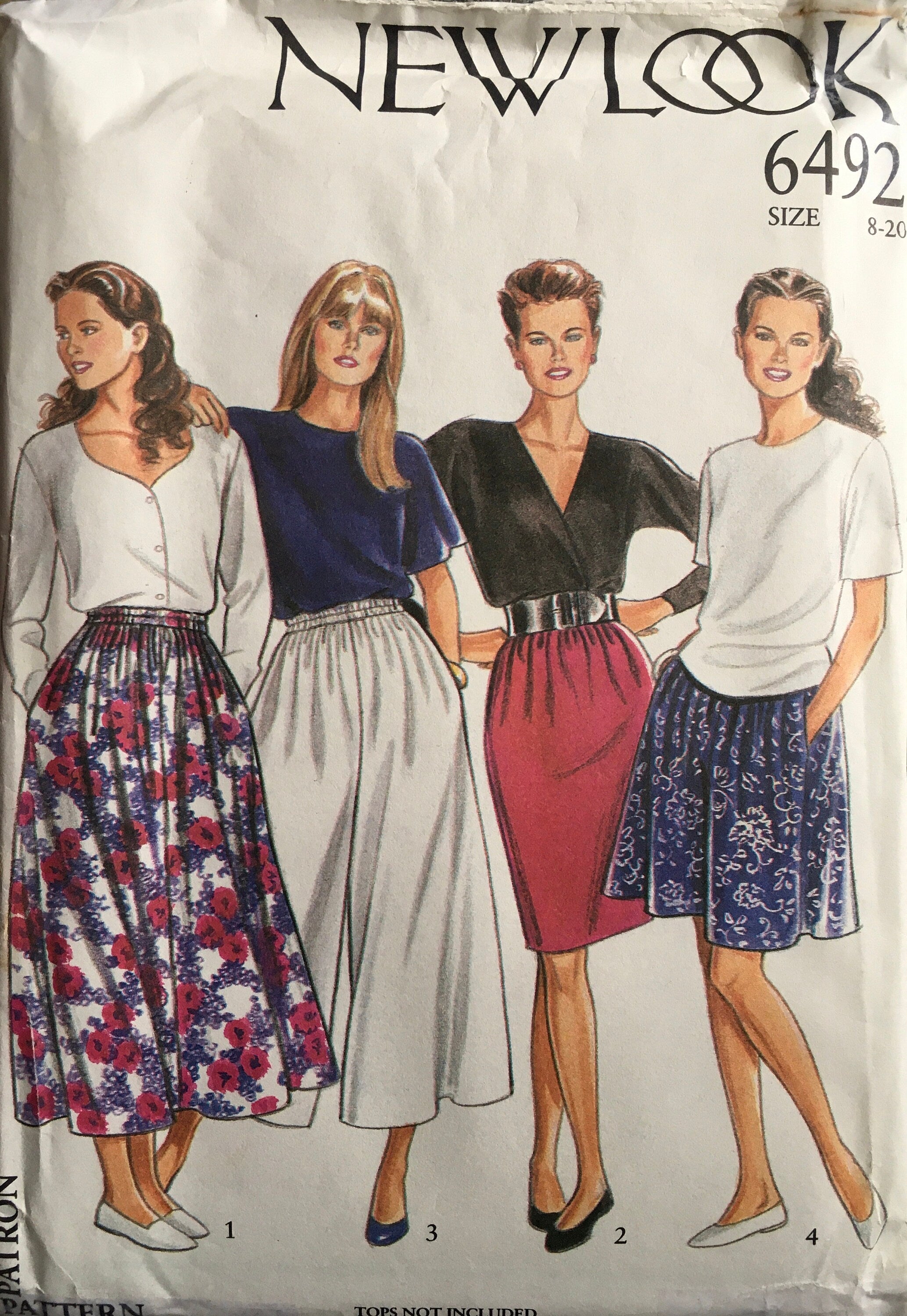 New Look 6492 Sewing Pattern (Vintage) CUT