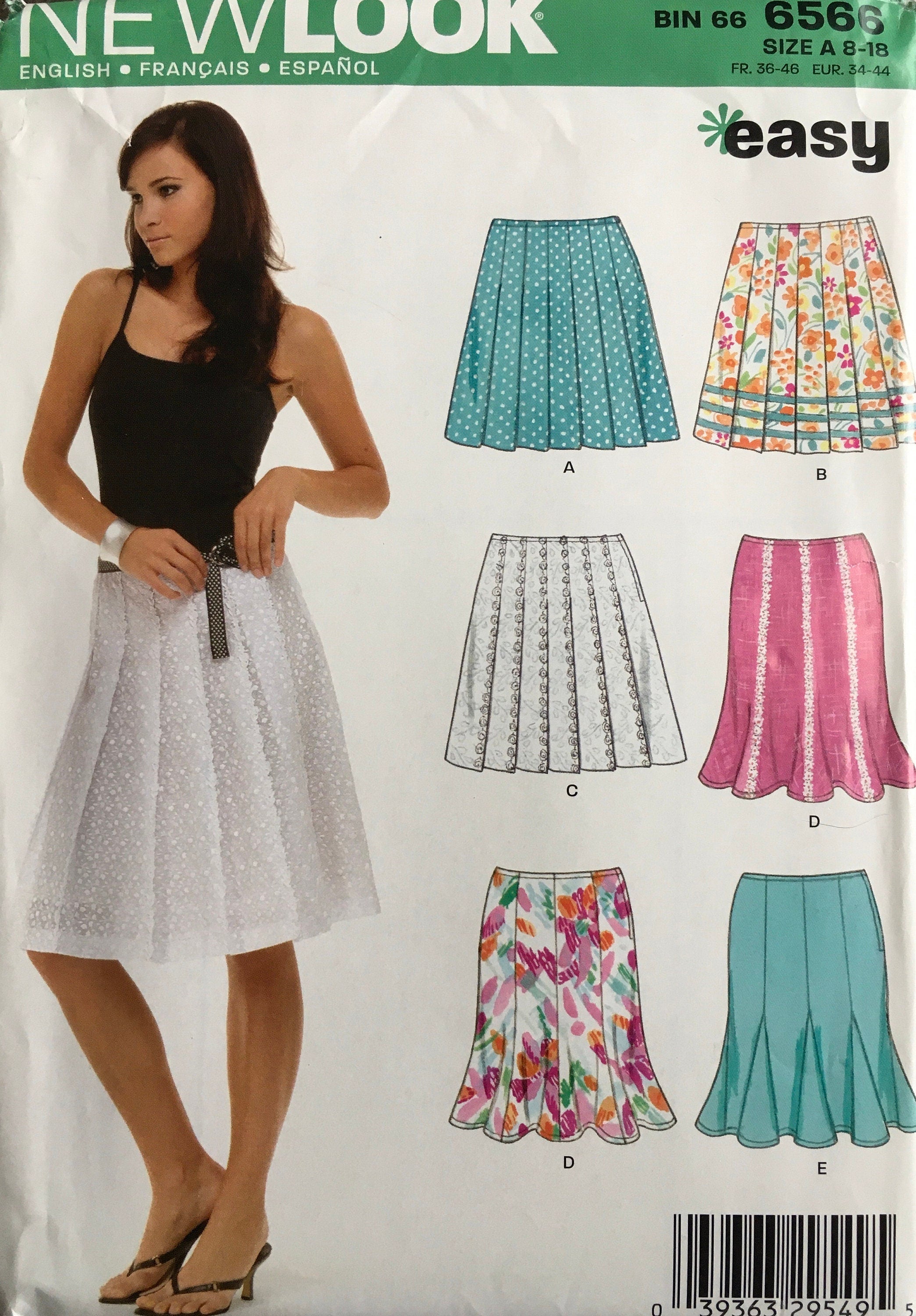 New Look 6566 Sewing Pattern (Vintage) UNCUT