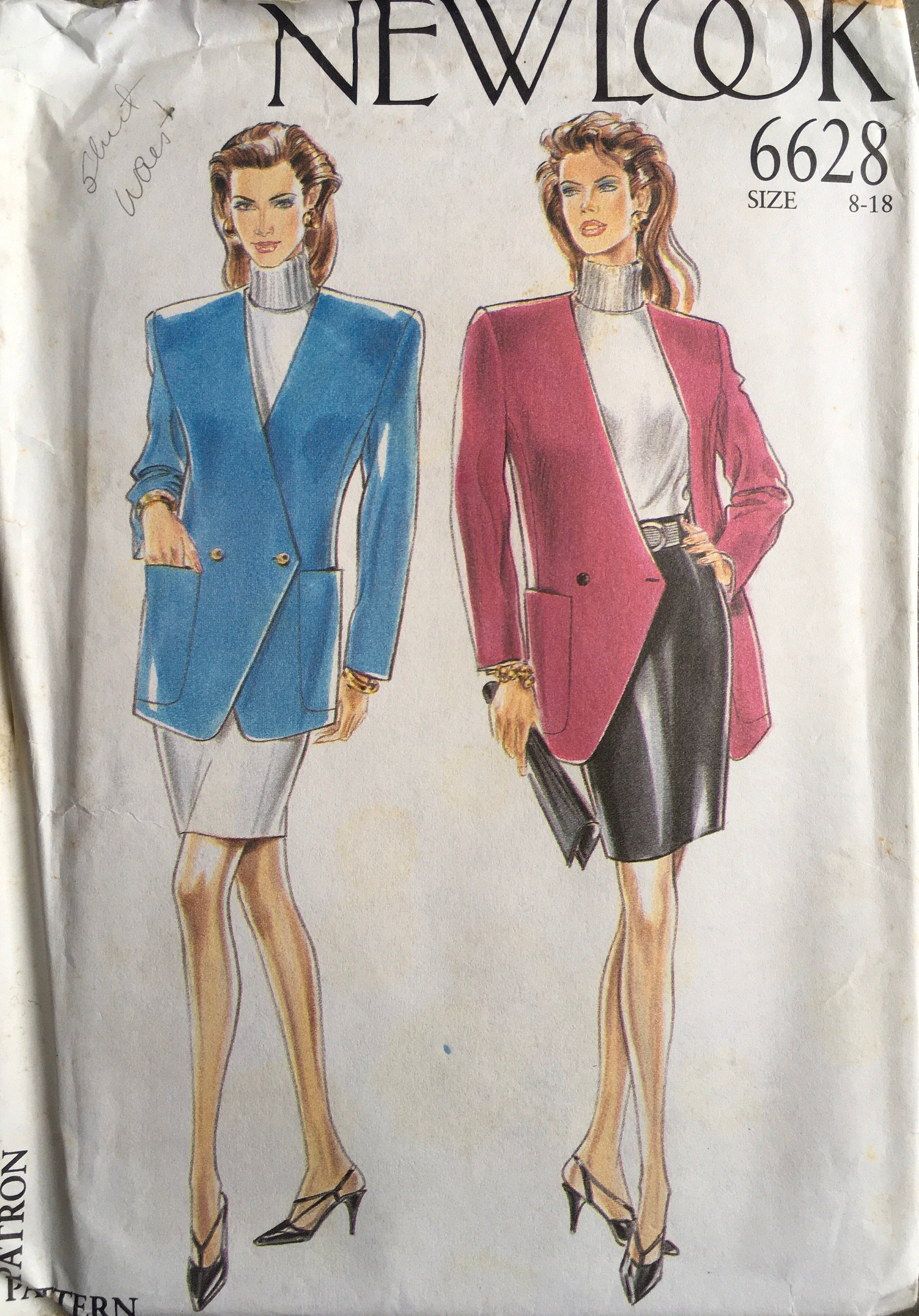New Look 6628 Sewing Pattern (Vintage) UNCUT