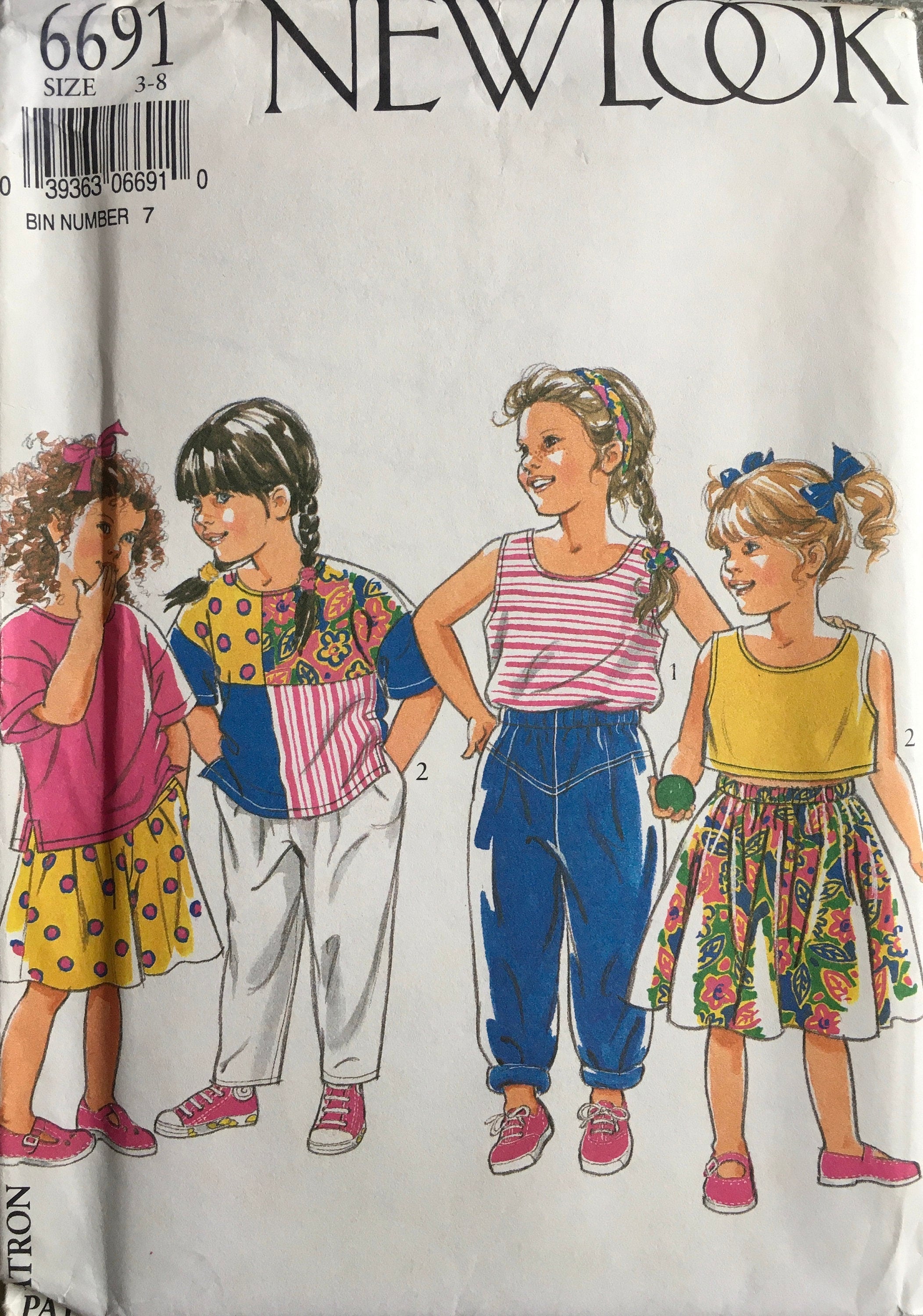 New Look 6691 Sewing Pattern (Vintage) UNCUT