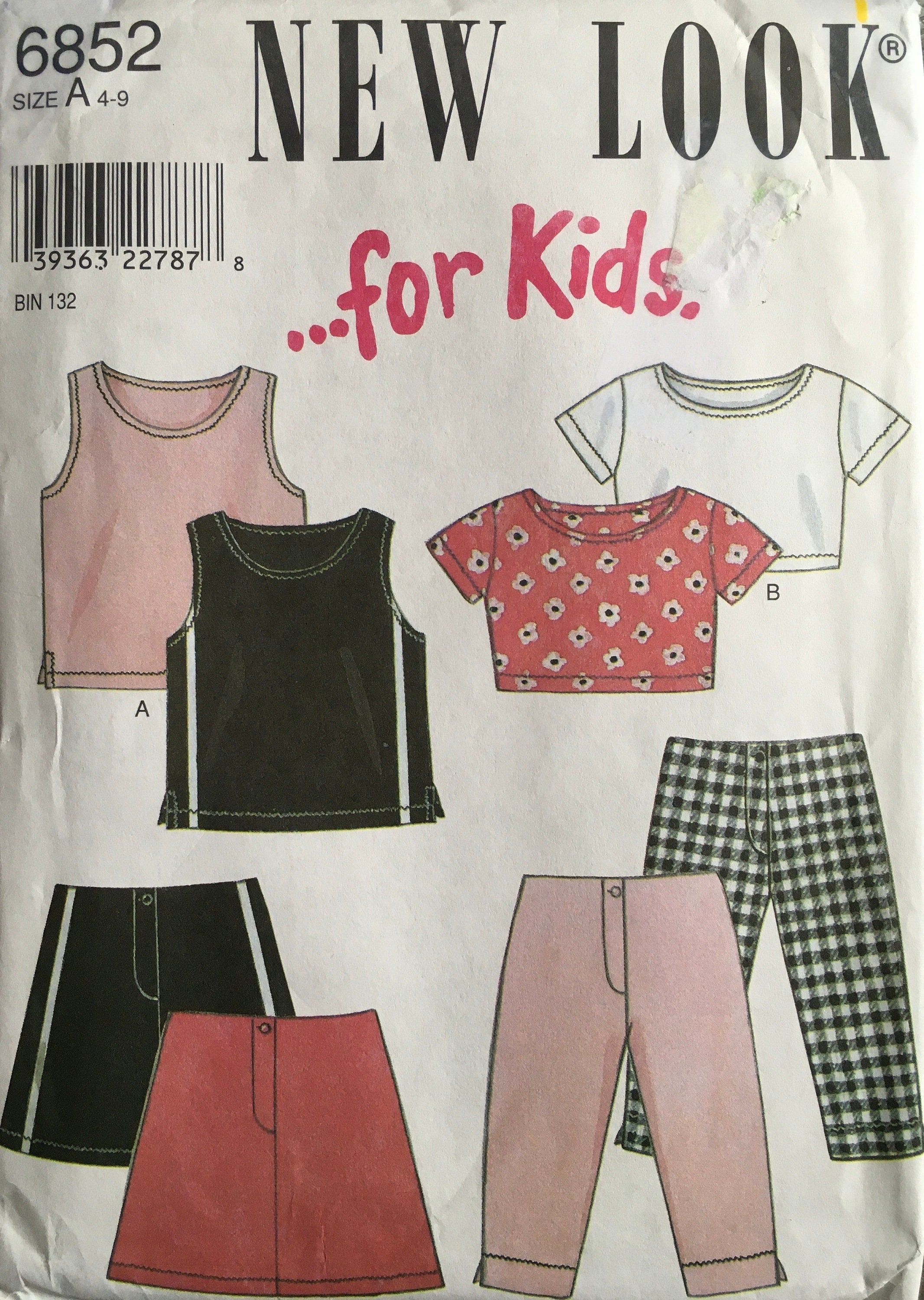 New Look 6852 Sewing Pattern (Vintage) UNCUT