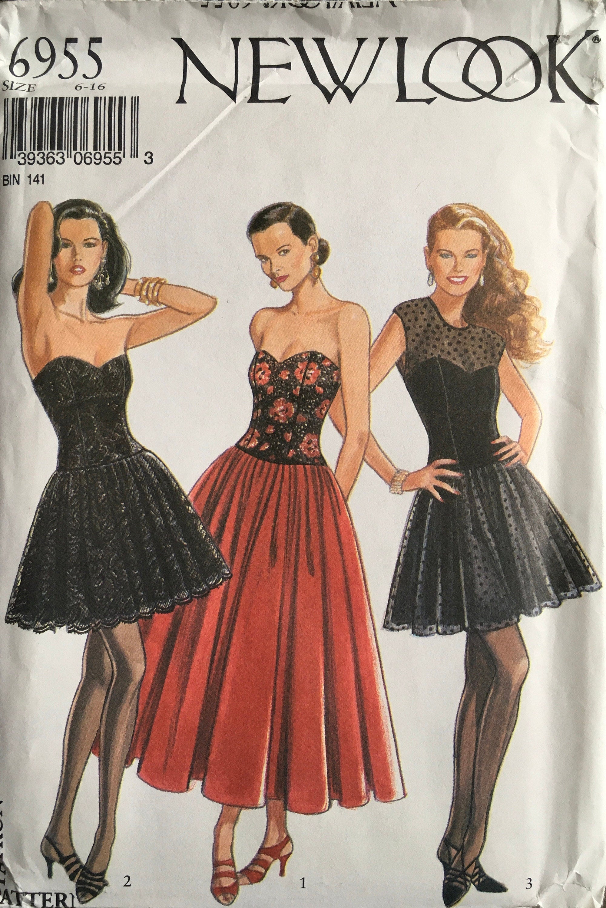 New Look 6955 Sewing Pattern (Vintage) UNCUT