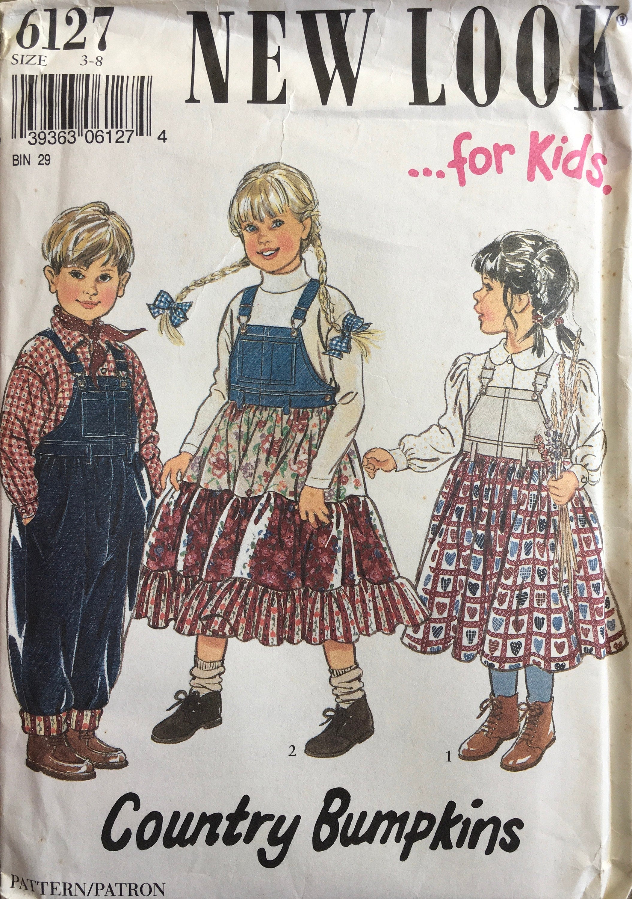 New Look 6127 Sewing Pattern (Vintage) UNCUT