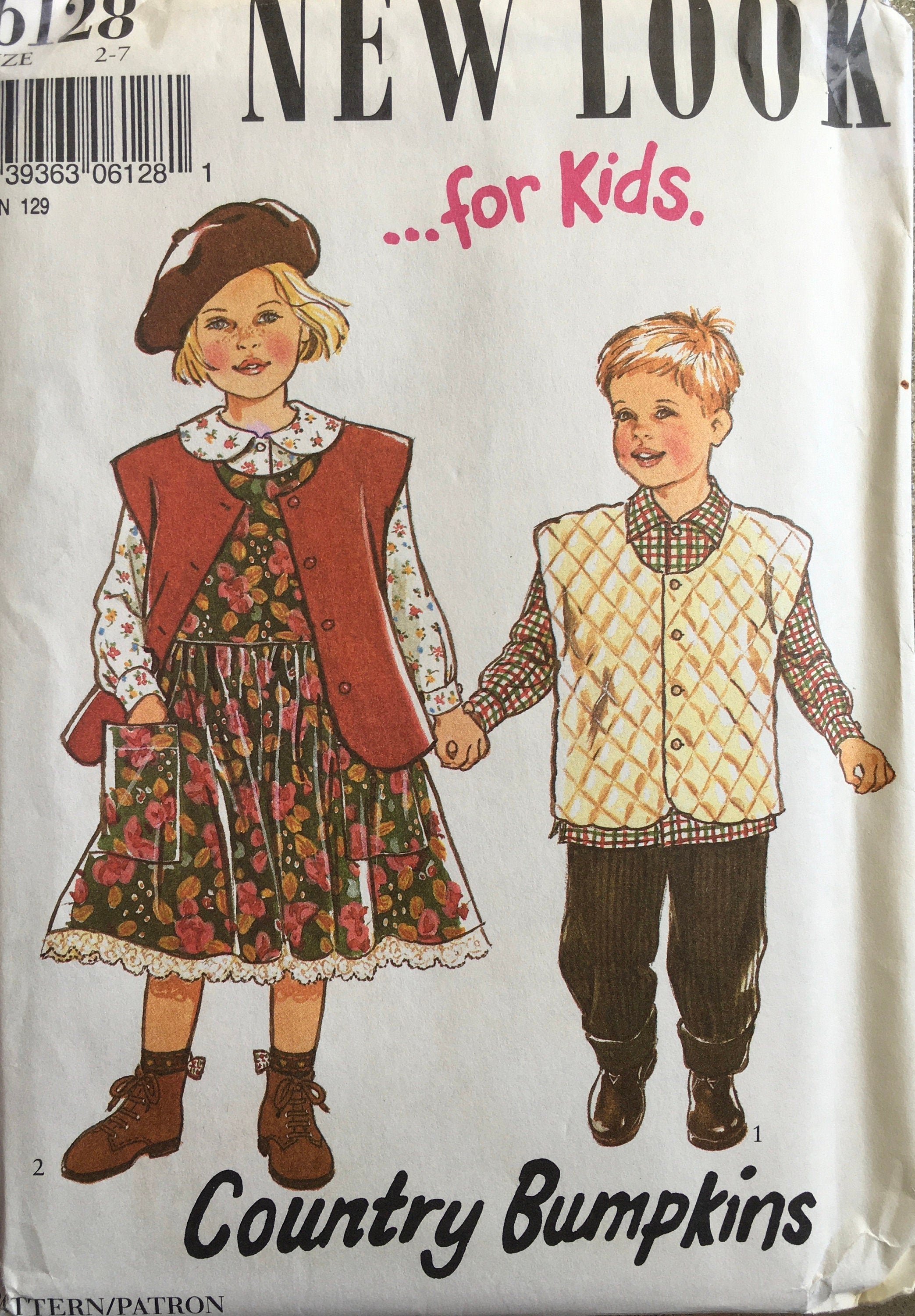 New Look 6128 Sewing Pattern (Vintage) UNCUT